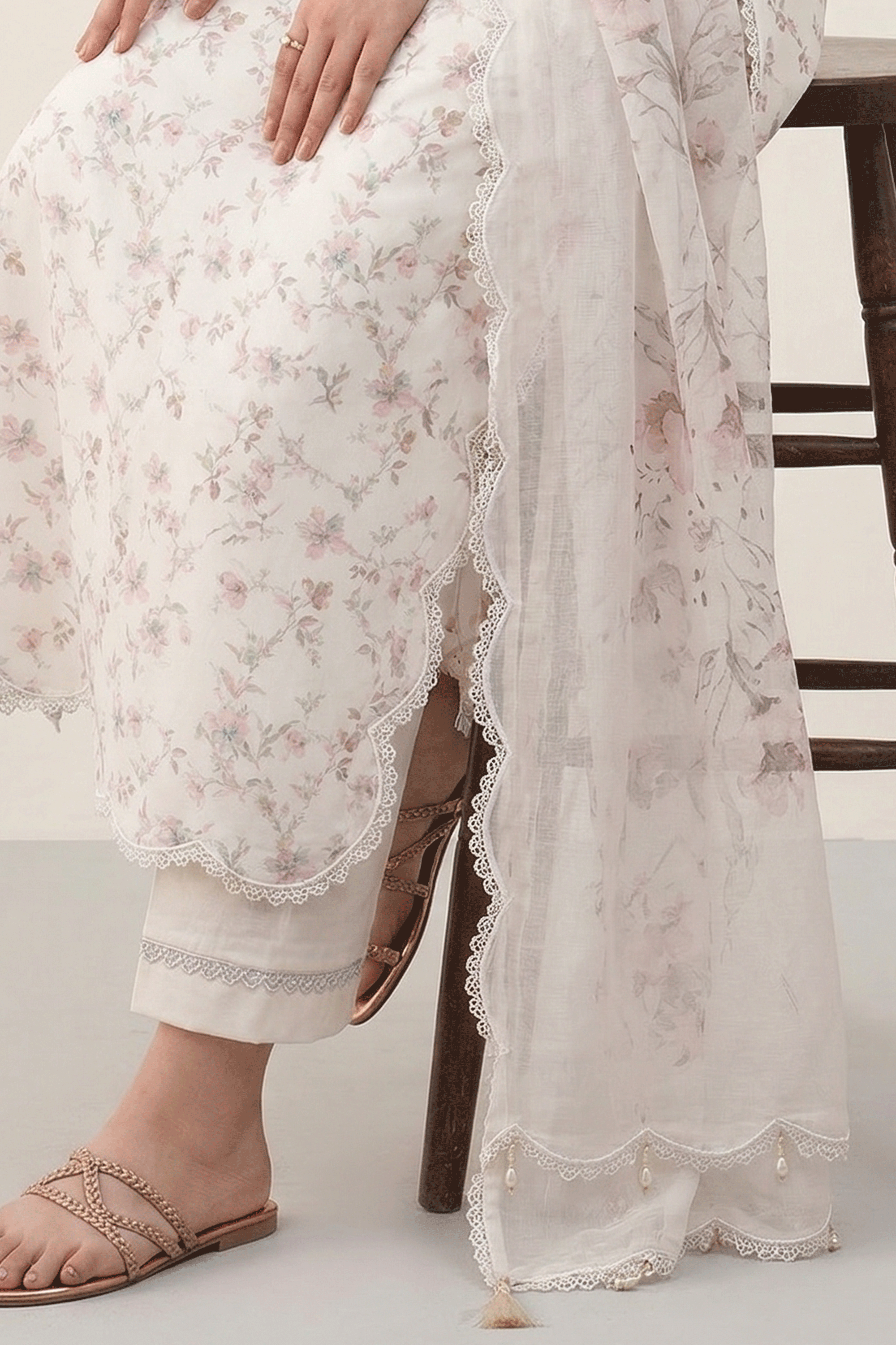 Rose Fleur - Printed Lawn Suit