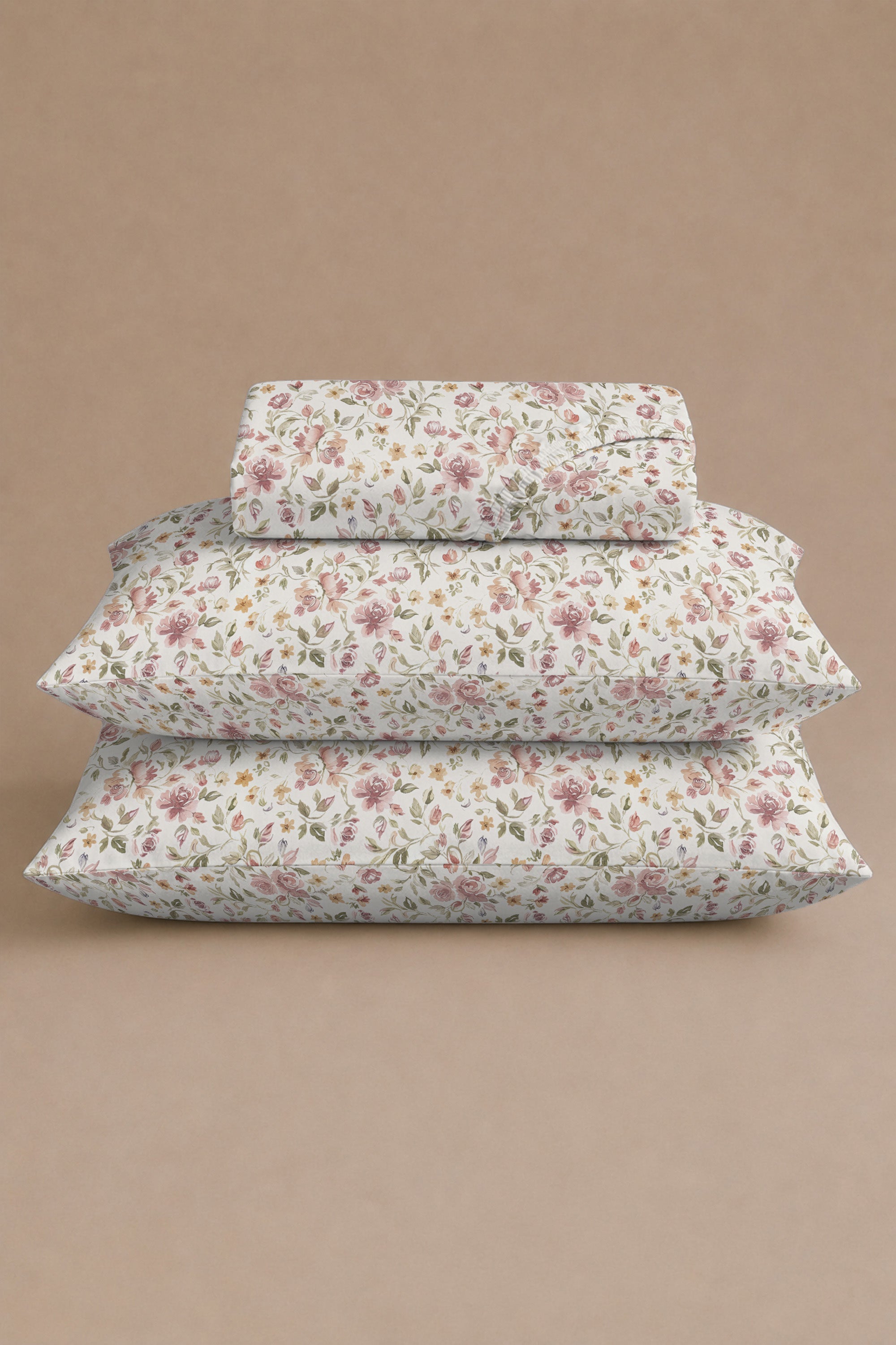 Luna Rose Sateen Bed Sheet Set