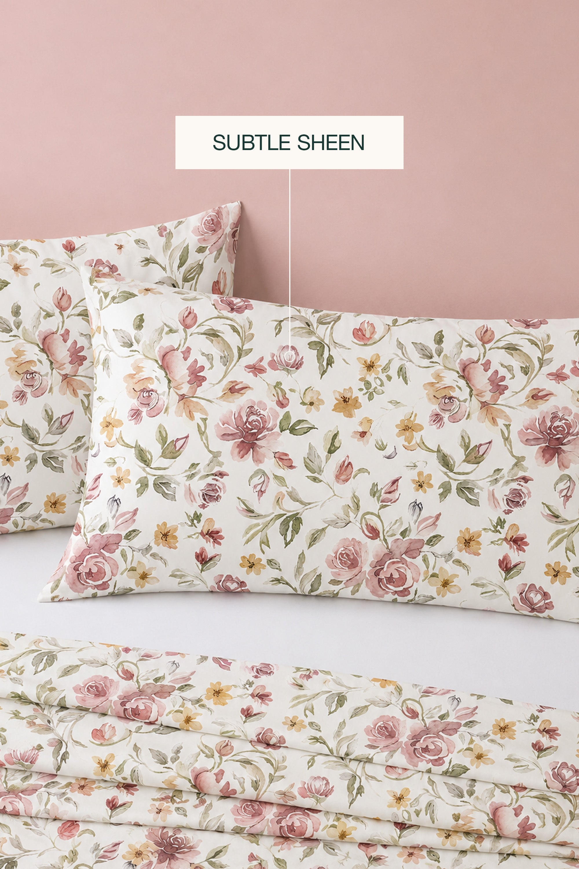 Luna Rose Sateen Bed Sheet Set