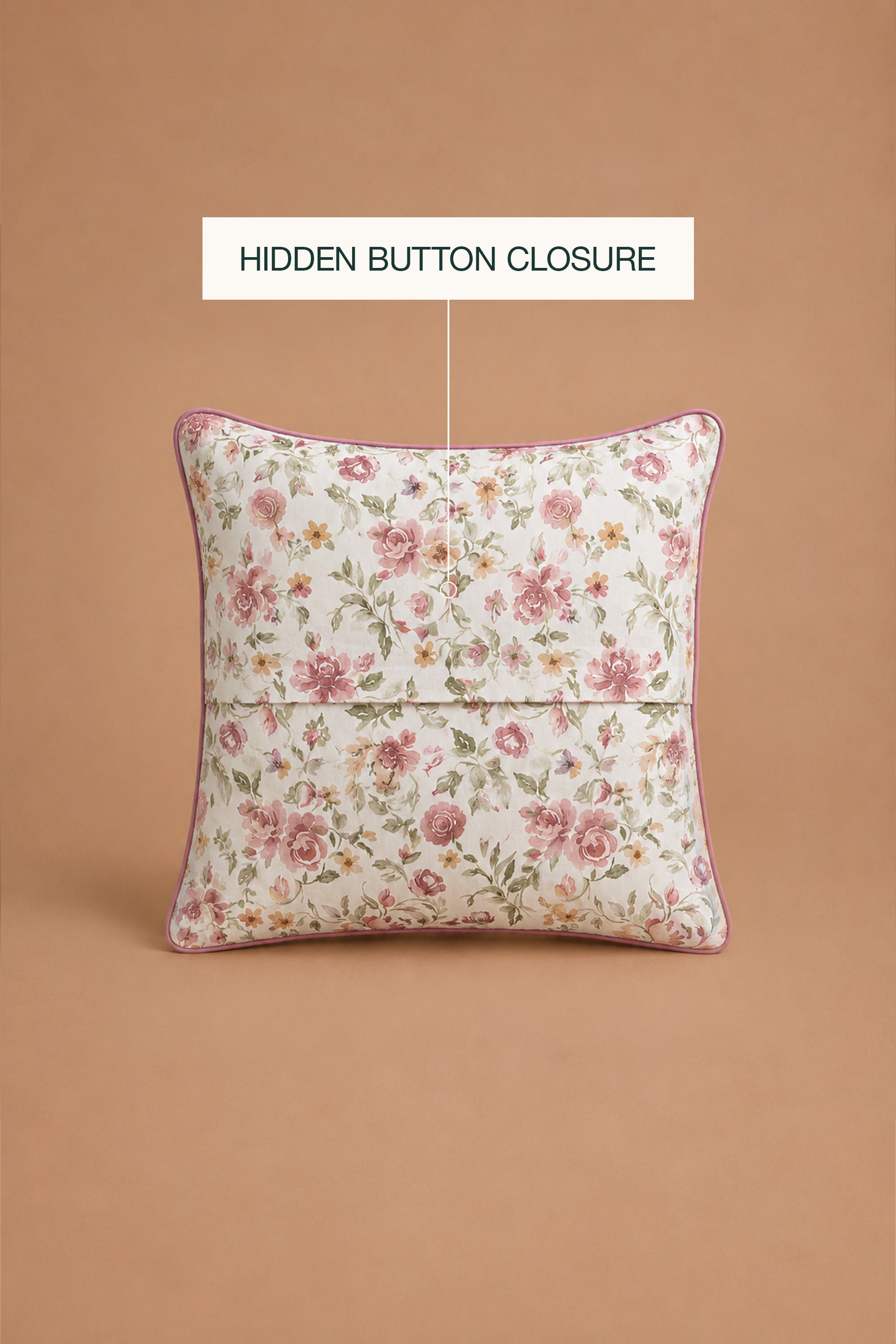 Luna Rose Sateen Cushion Cover