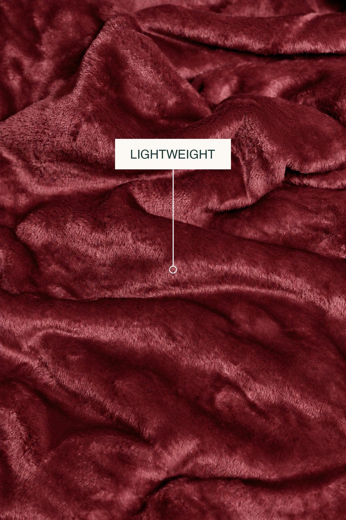 Maroon Plush Blanket