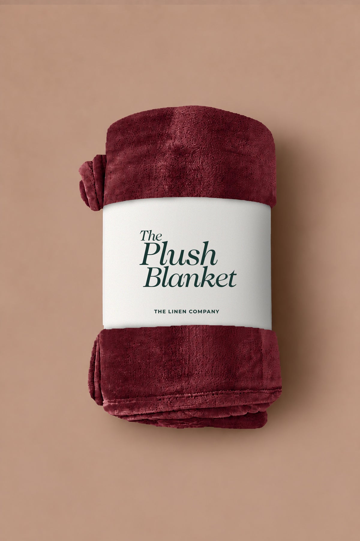 Maroon Plush Blanket