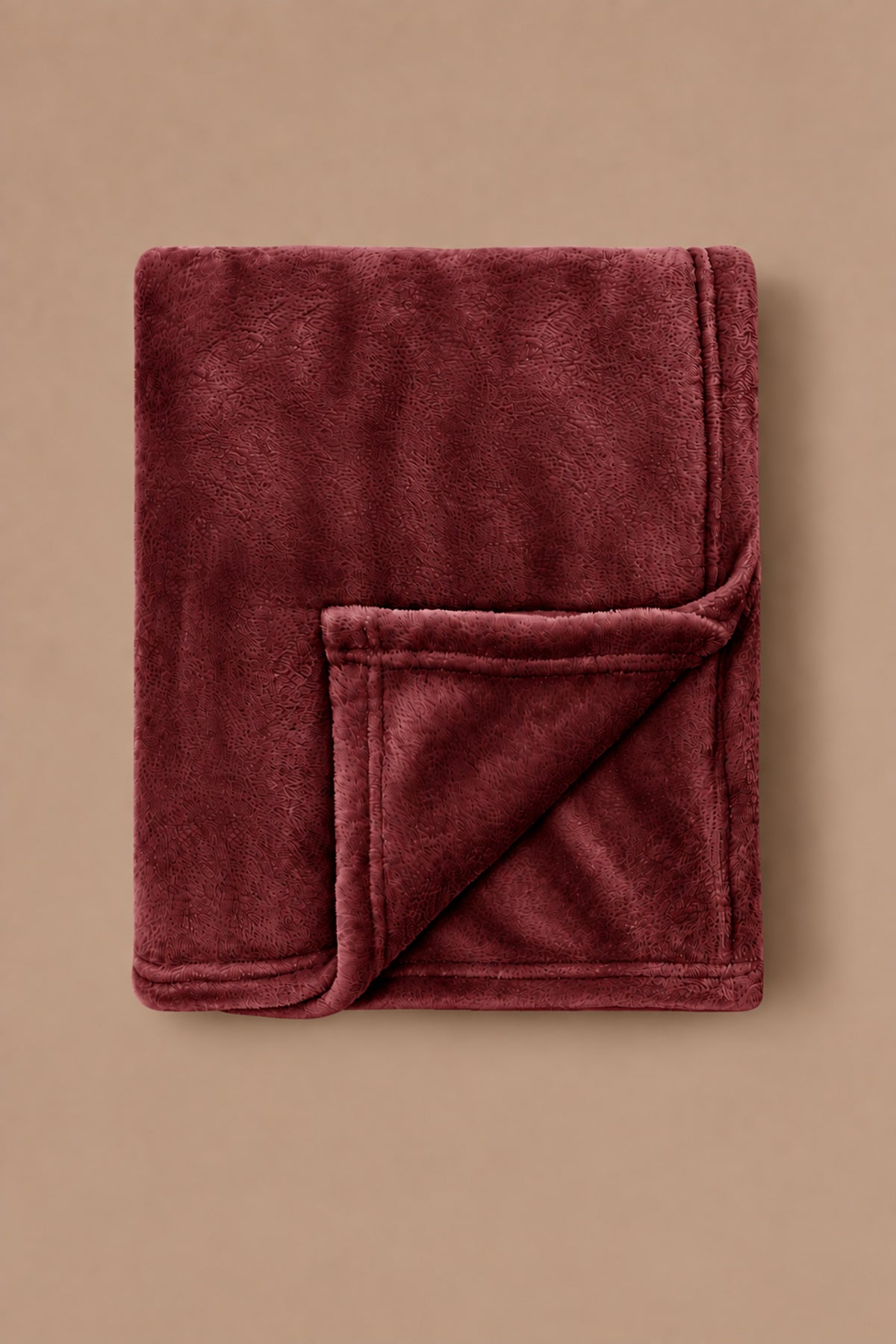 Maroon Plush Blanket