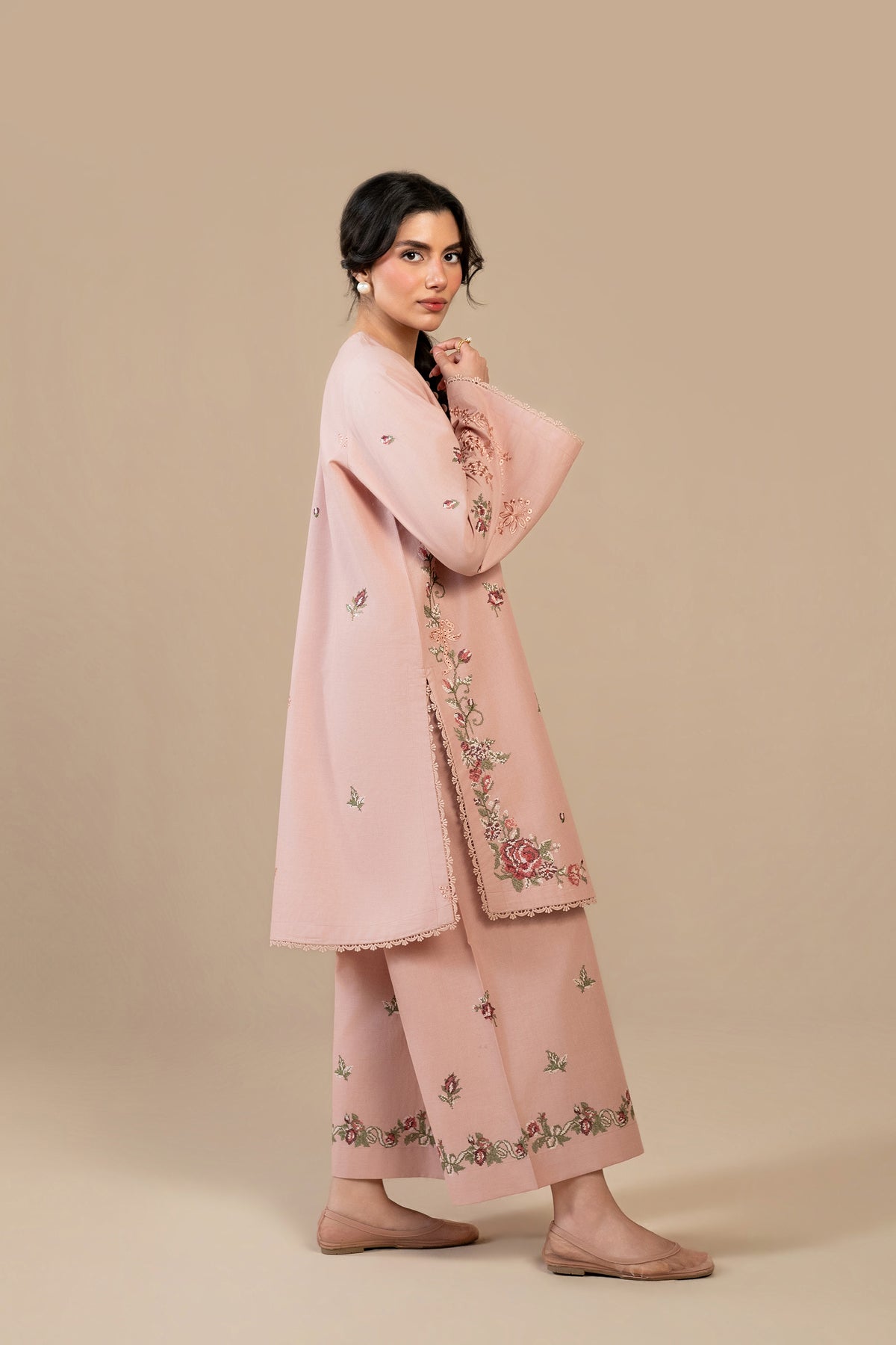 Melon Khaddar Set