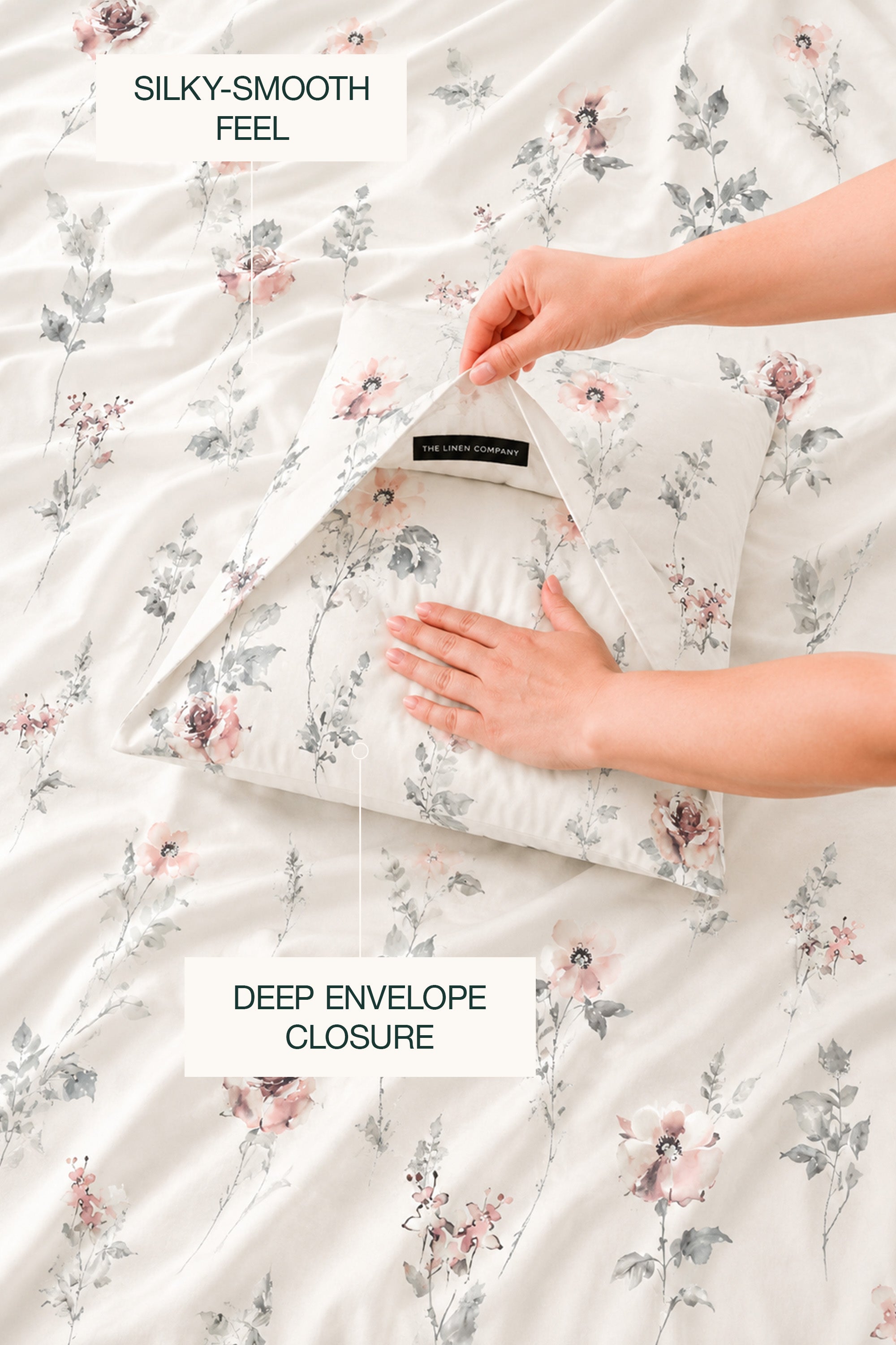 Monarch's Garden Sateen Duvet cover Set