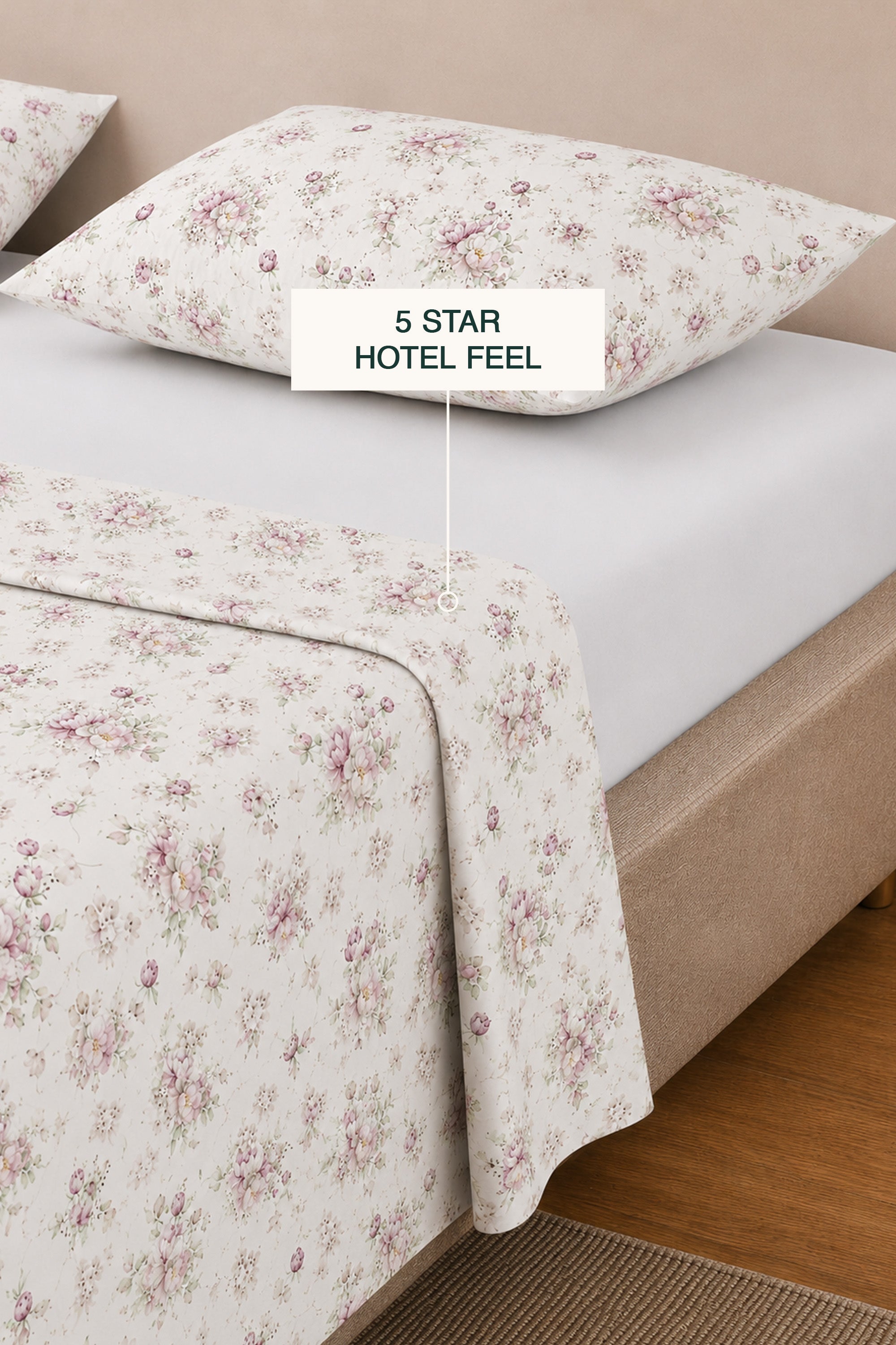 Moonlit Magnolia Sateen Bed Sheet Set