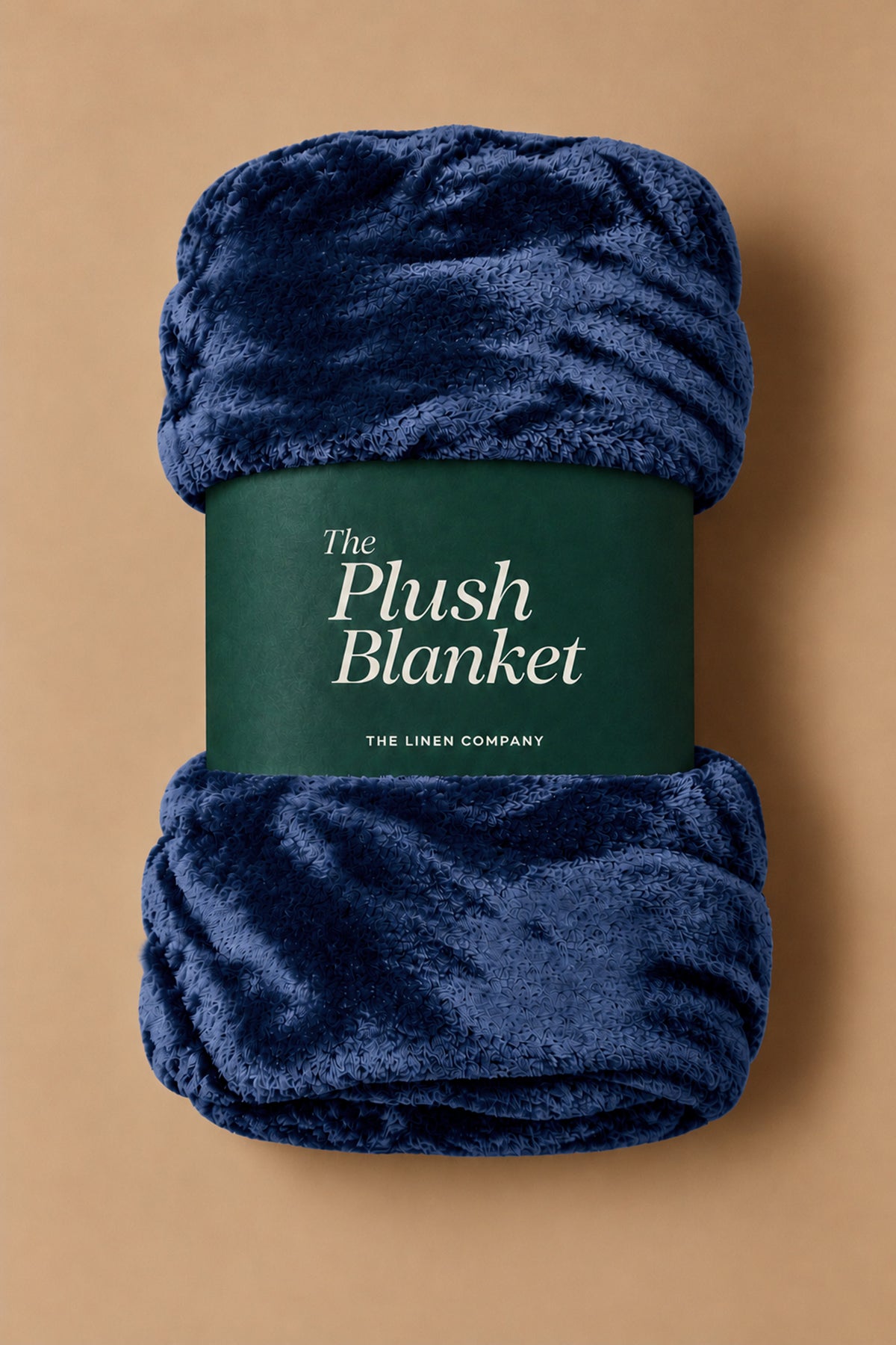 Navy Plush Blanket
