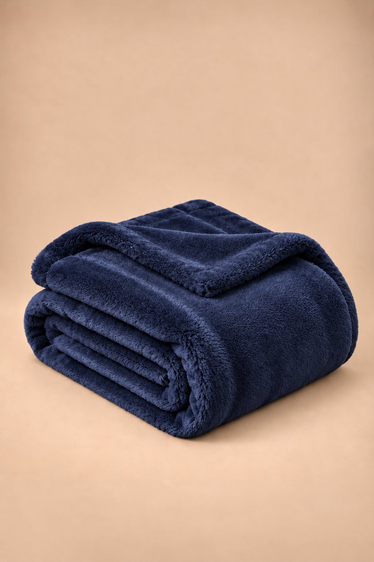 Navy Plush Blanket
