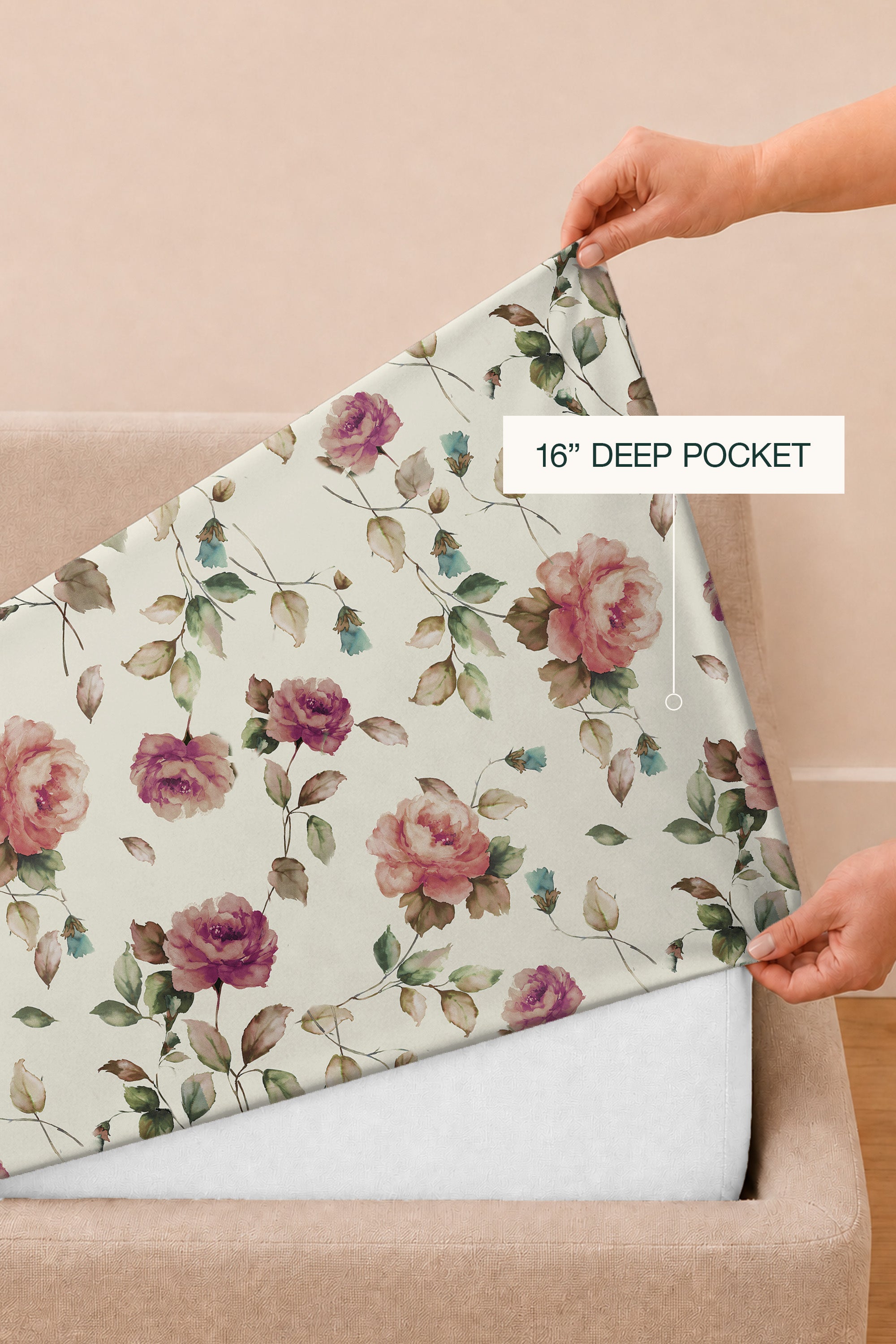 Ochre Wash Sateen Bed Sheet Set