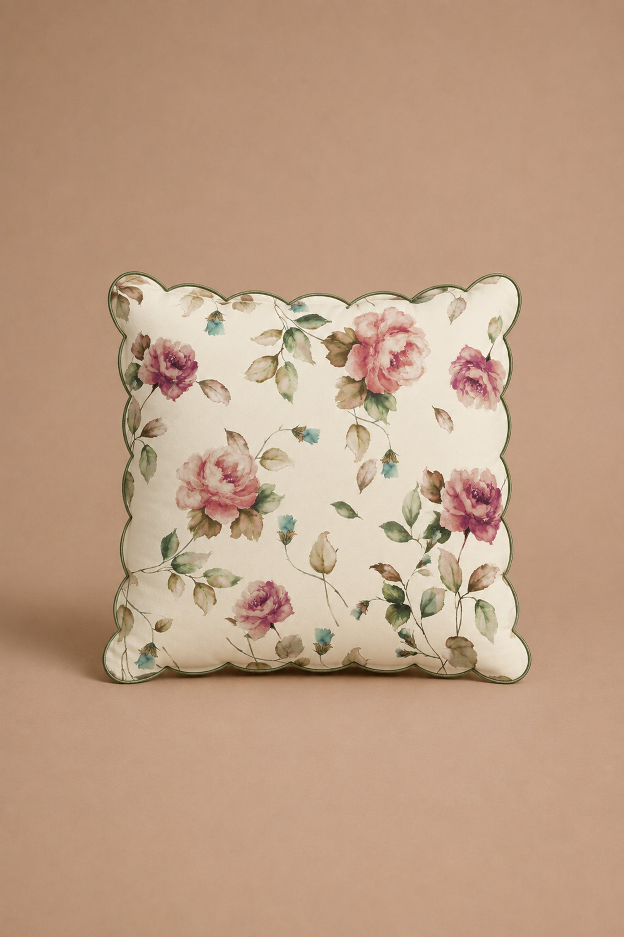 Ochre Wash Sateen Cushion Cover