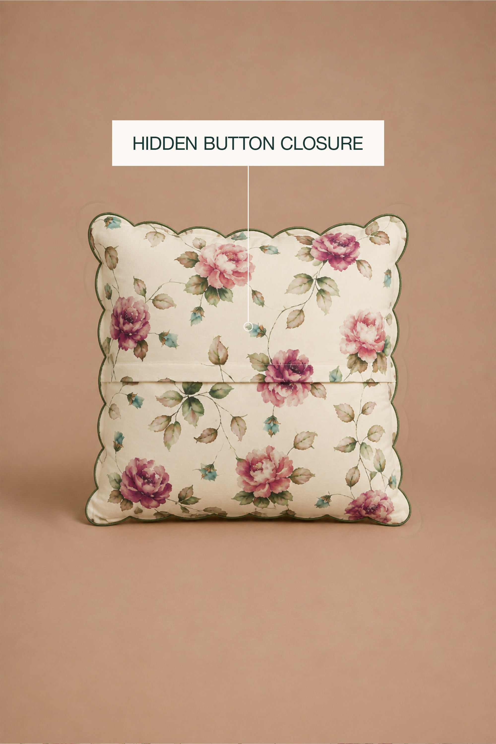 Ochre Wash Sateen Cushion Cover