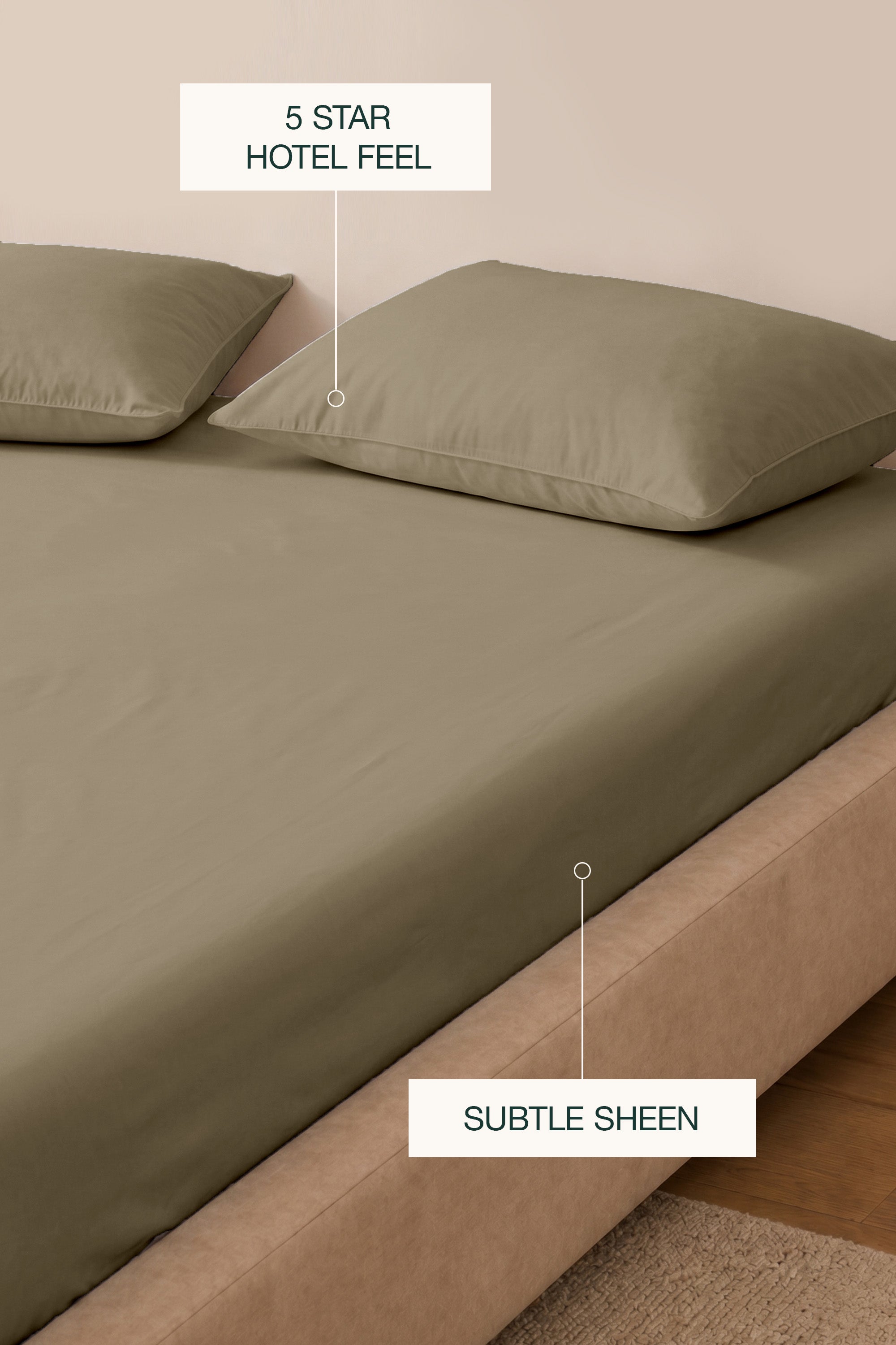T200 Olive Sheet Set