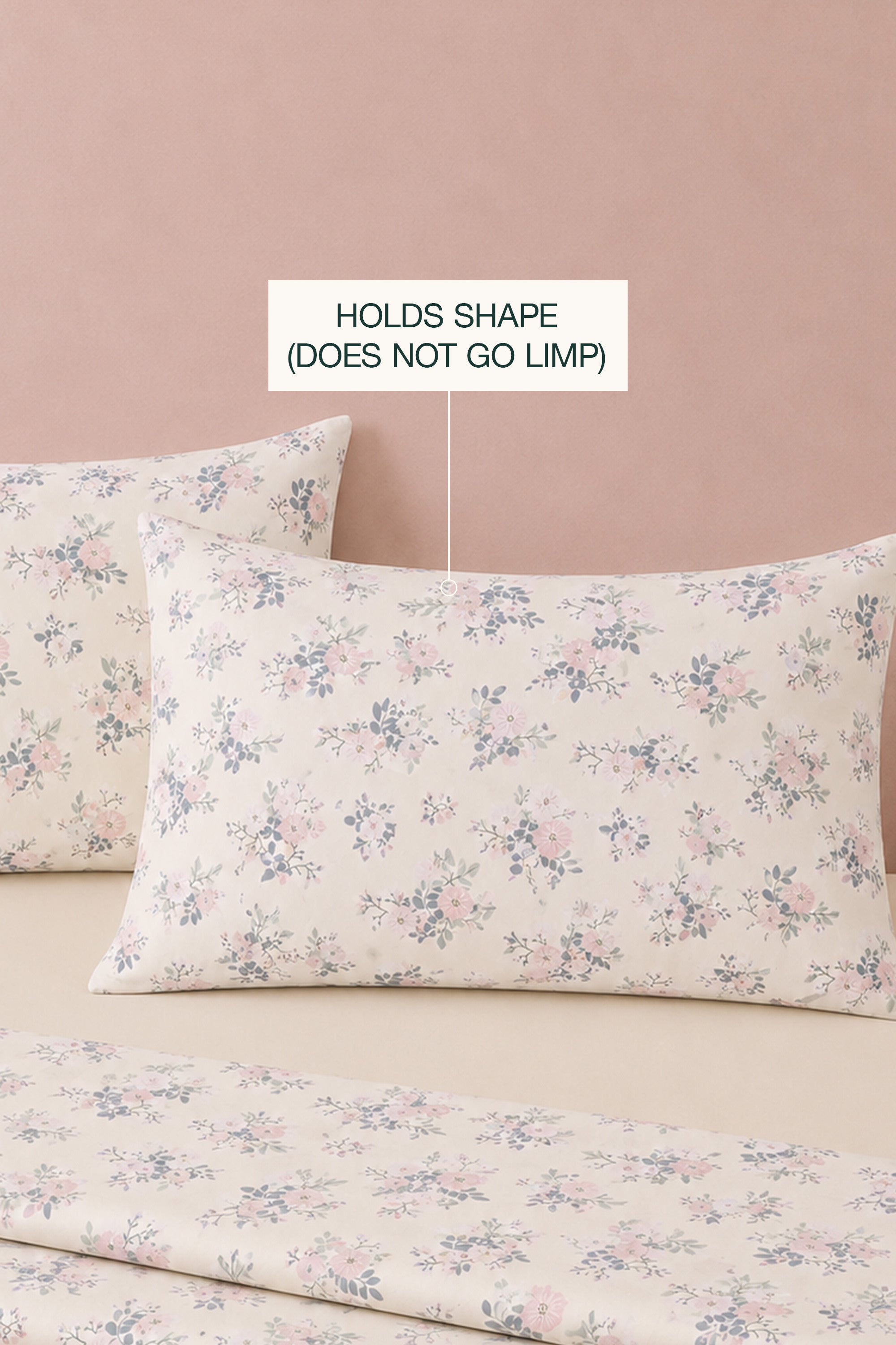 Pale Botanica Percale Bed Sheet Set