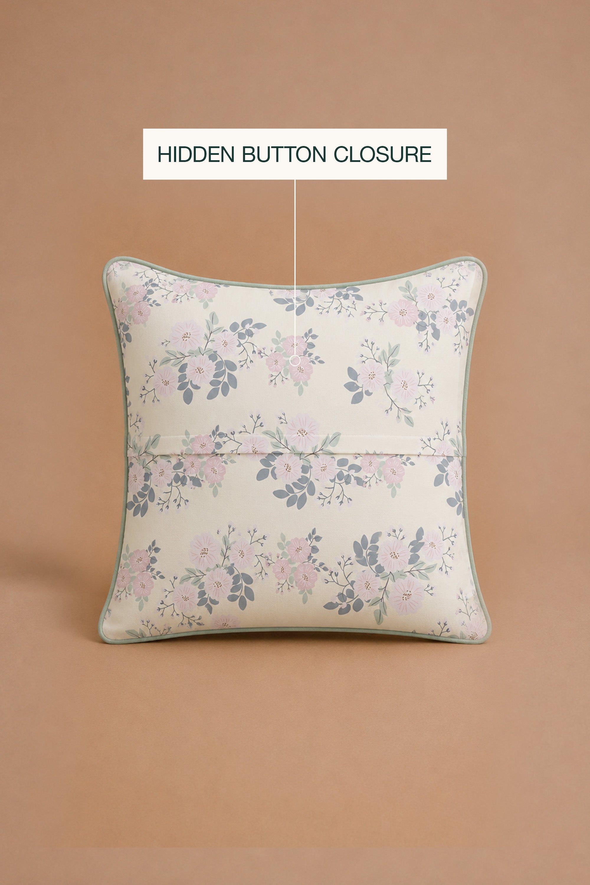 Pale Botanica Percale Cushion Cover