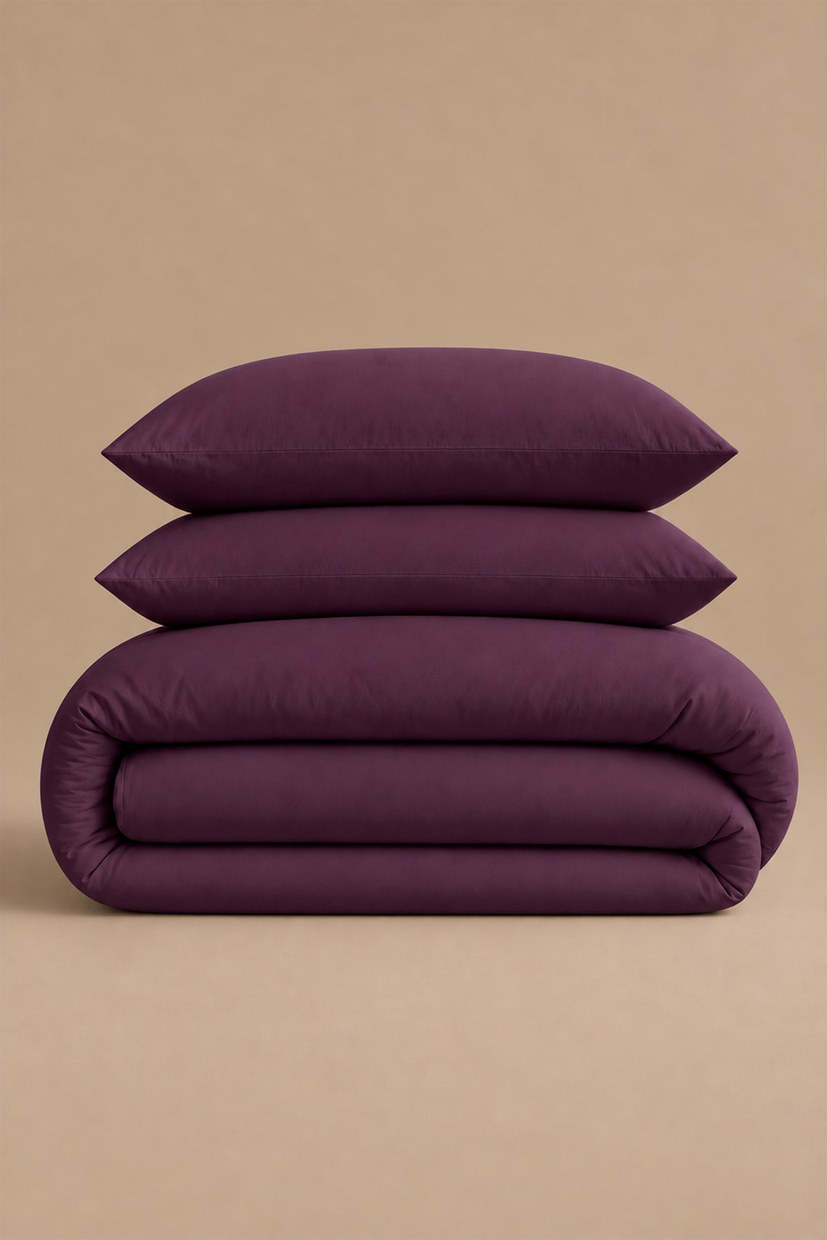 Silky Bamboo Plum Duvet Set