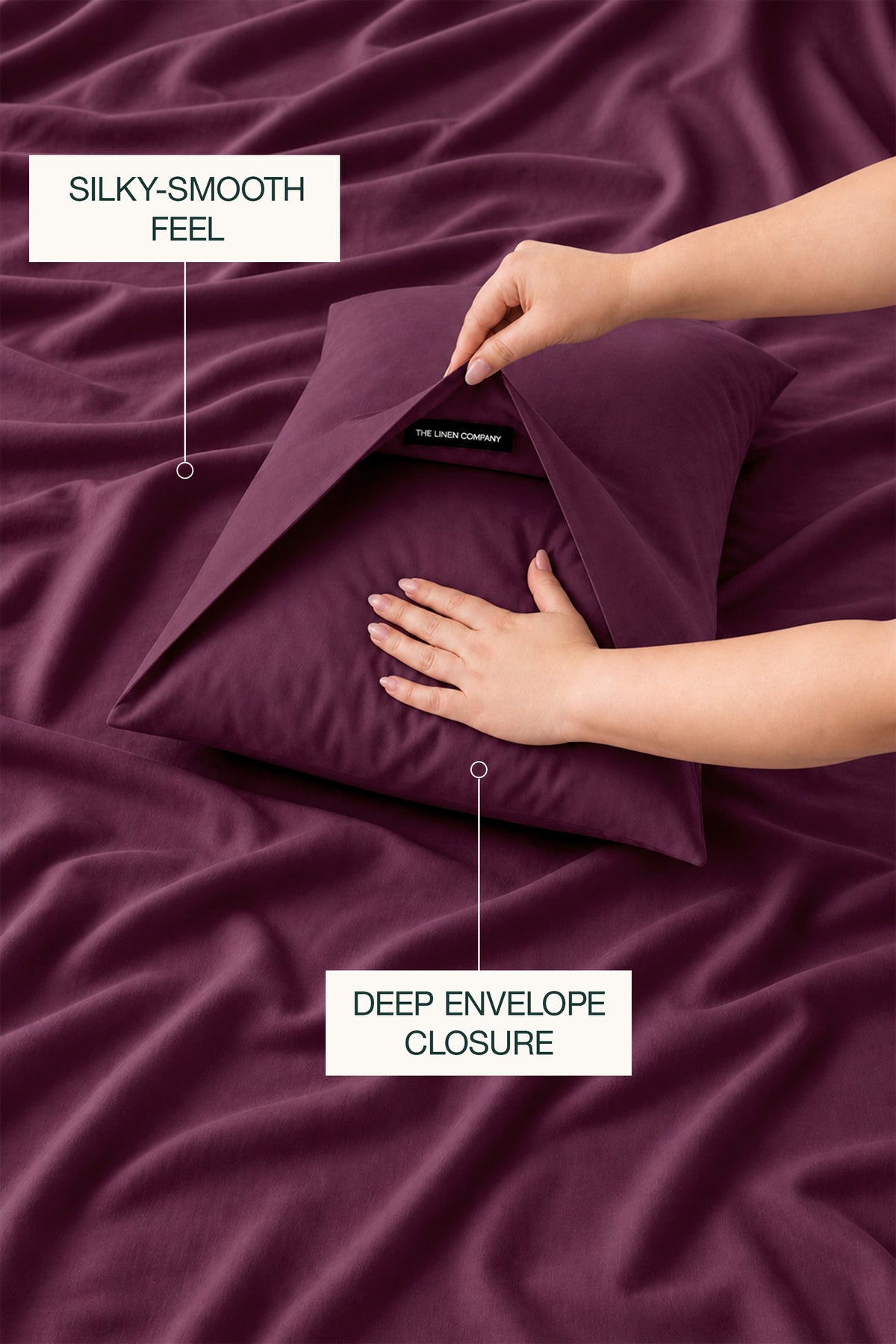 Silky Bamboo Plum Duvet Set