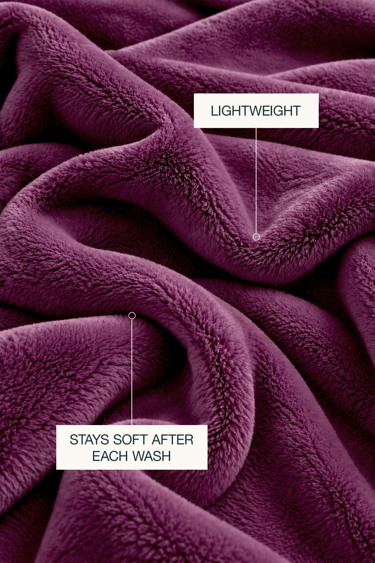 Plum Plush Blanket