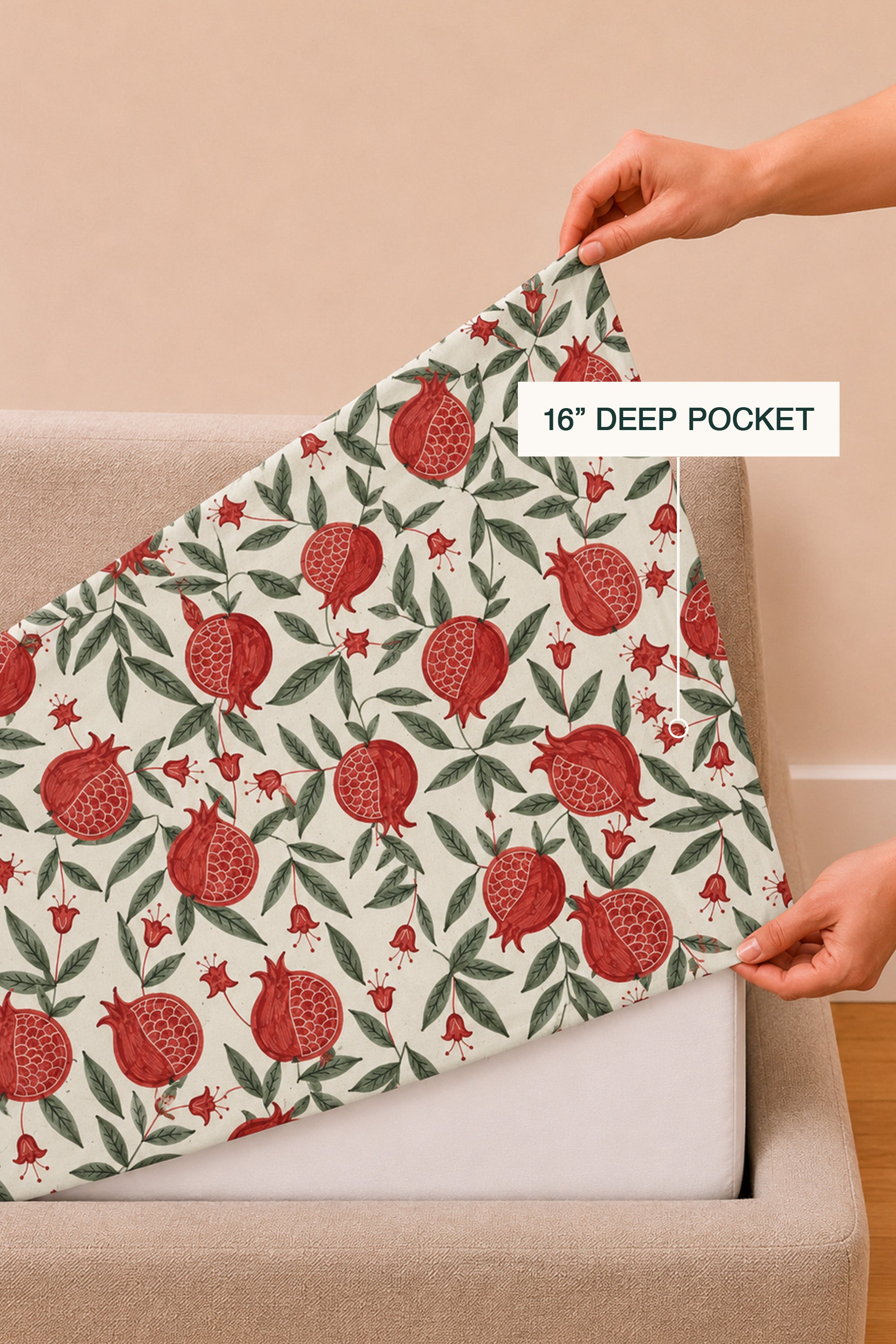 Pomme Noir Sateen Bed Sheet Set