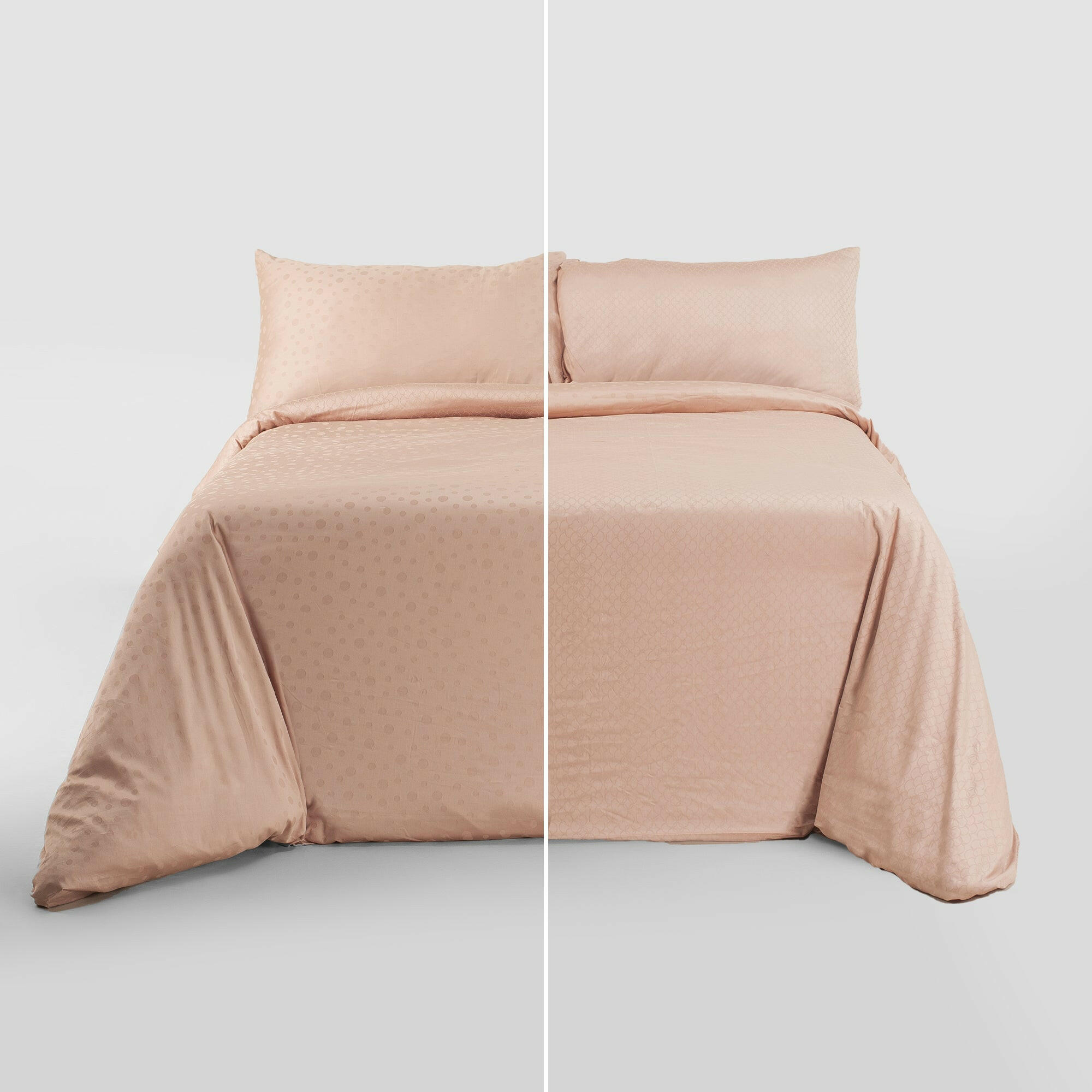 Porcelain Pink Reversible Duvet Cover Set - THE LINEN COMPANY