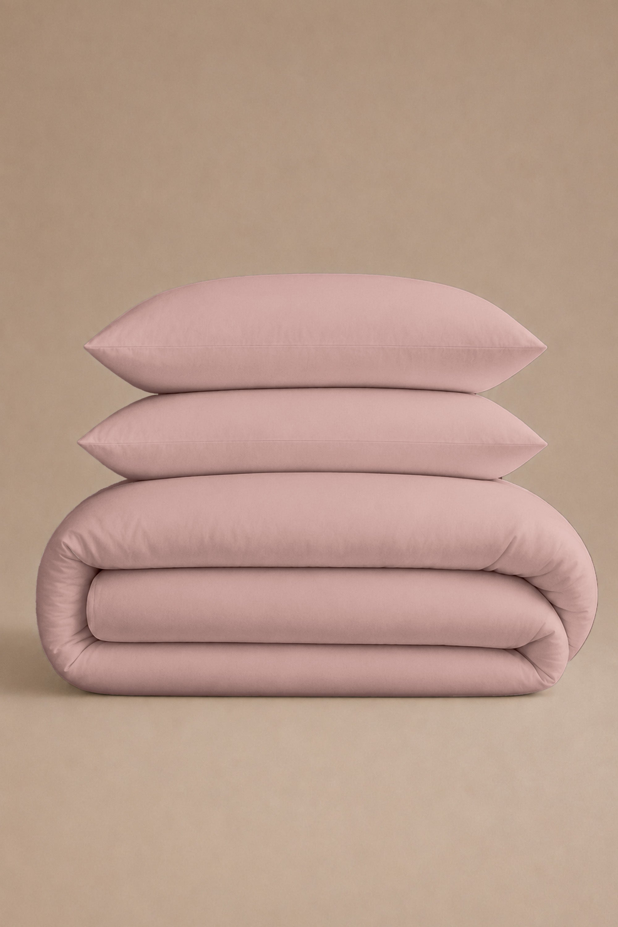 T200 Powder Pink Duvet Cover Set