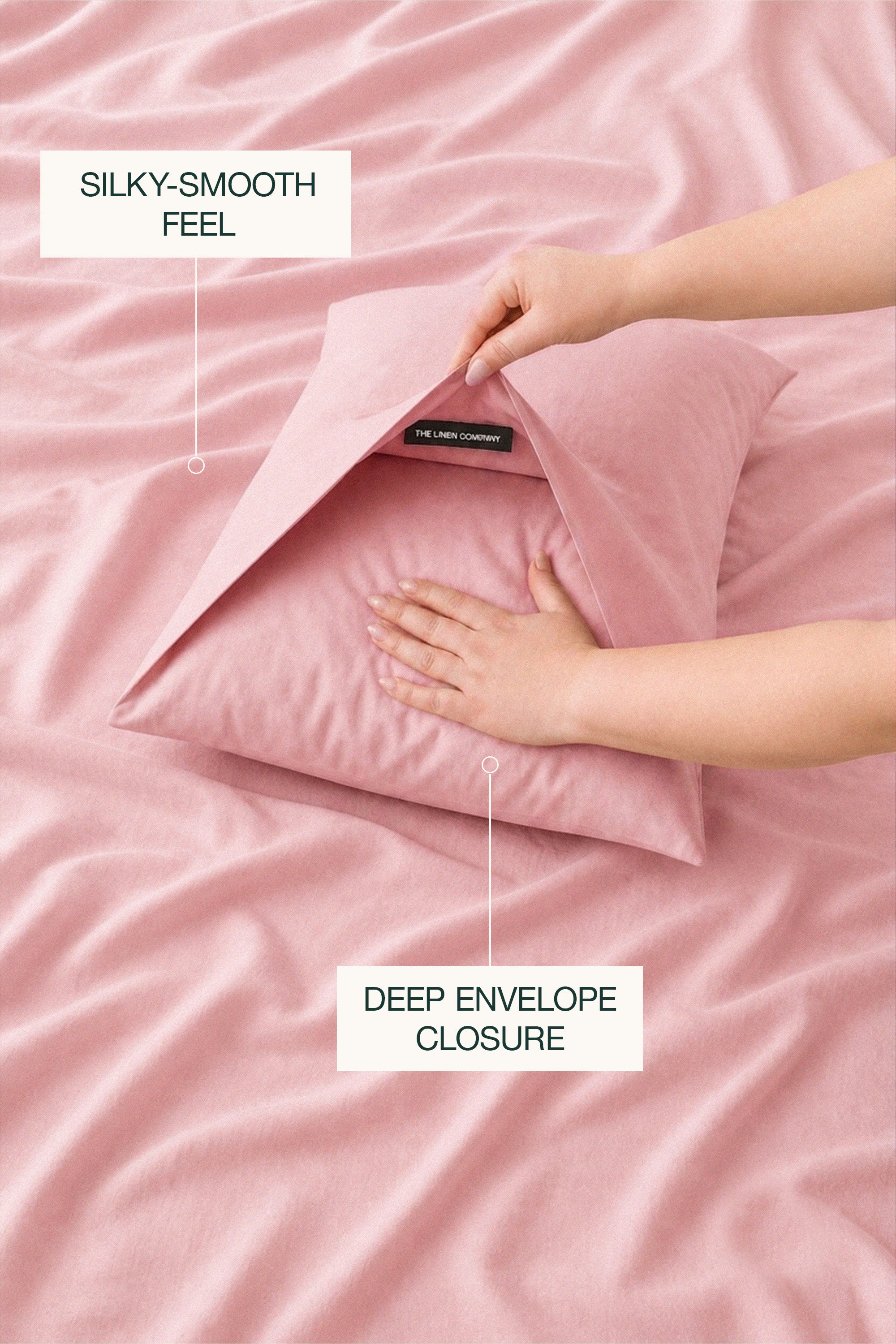 T200 Powder Pink Duvet Set