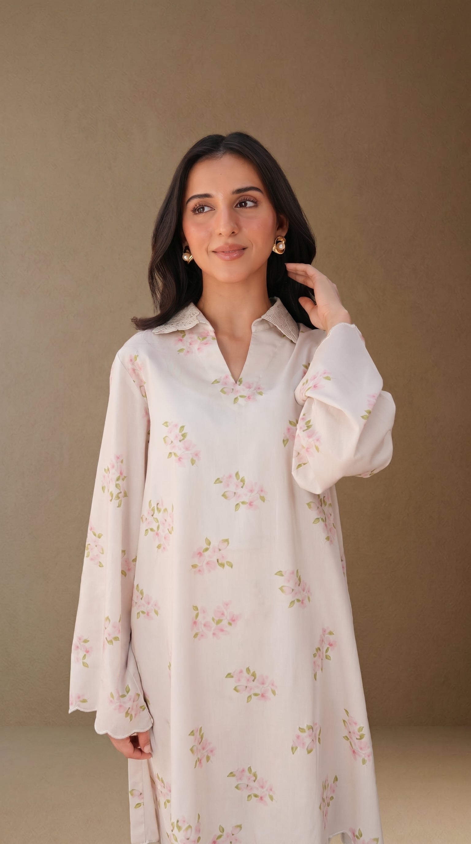 Rose Blanc Co-ord Set - Luxe Bamboo