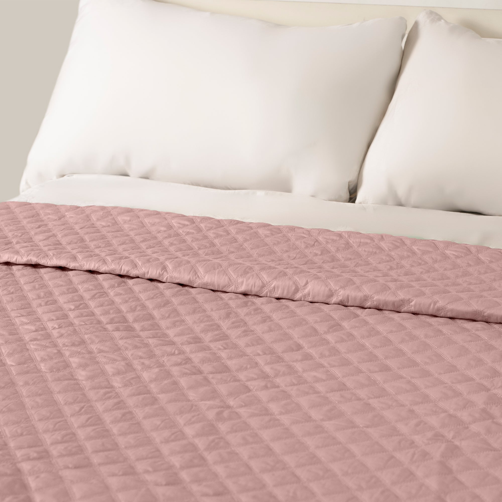 Rose Pink Bedspread - THE LINEN COMPANY