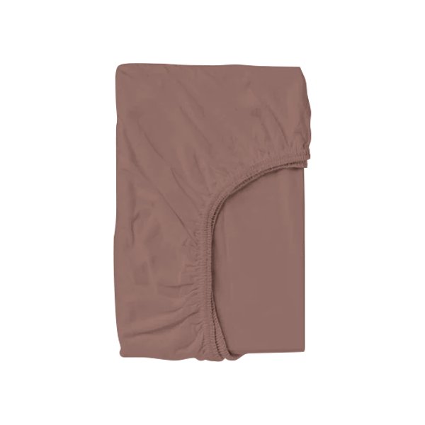 Rose Pink Solid Fitted Sheet Set - THE LINEN COMPANY