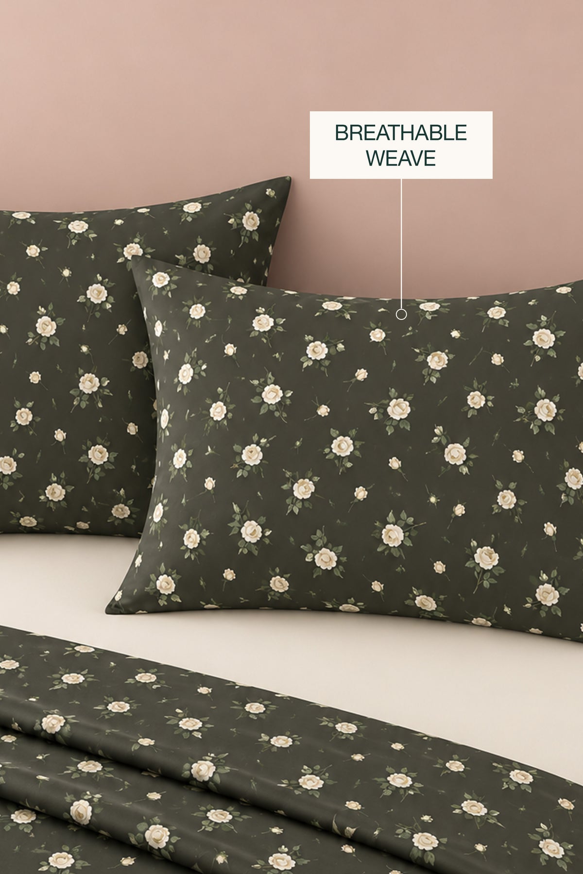 Roseque Percale Bed Sheet Set