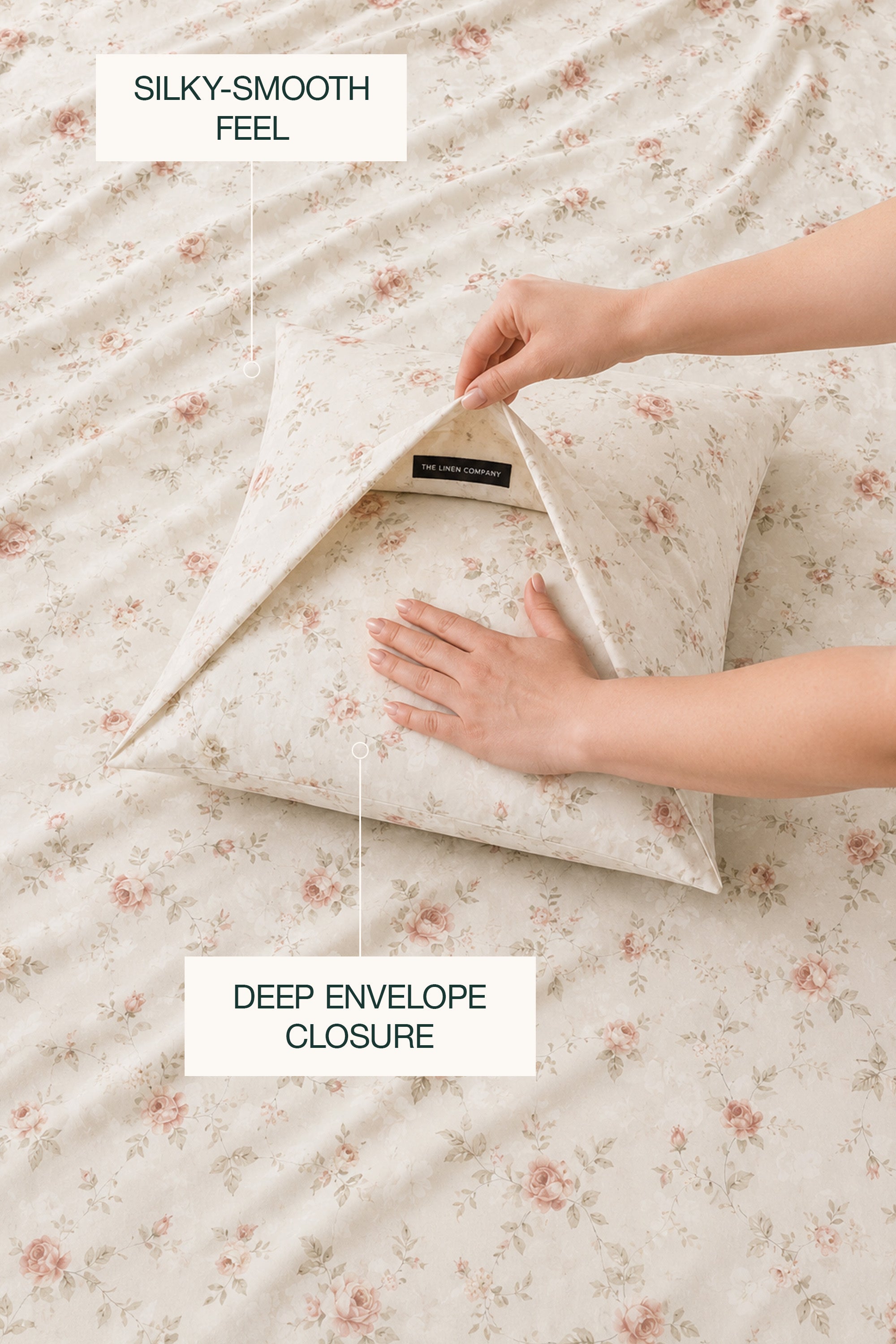 Rosy Affair Sateen Duvet cover Set