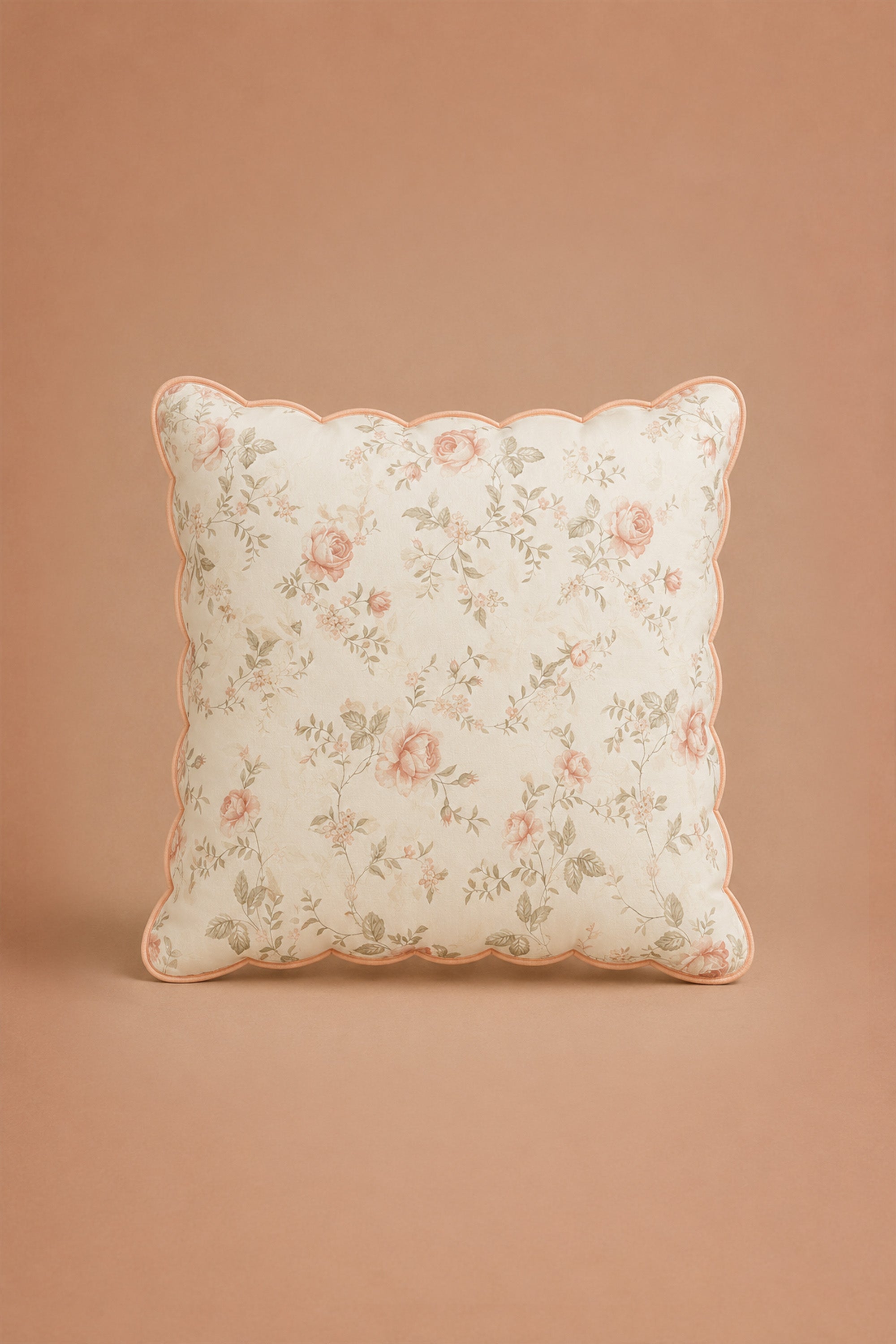 Rosy Affair Sateen Cushion Cover