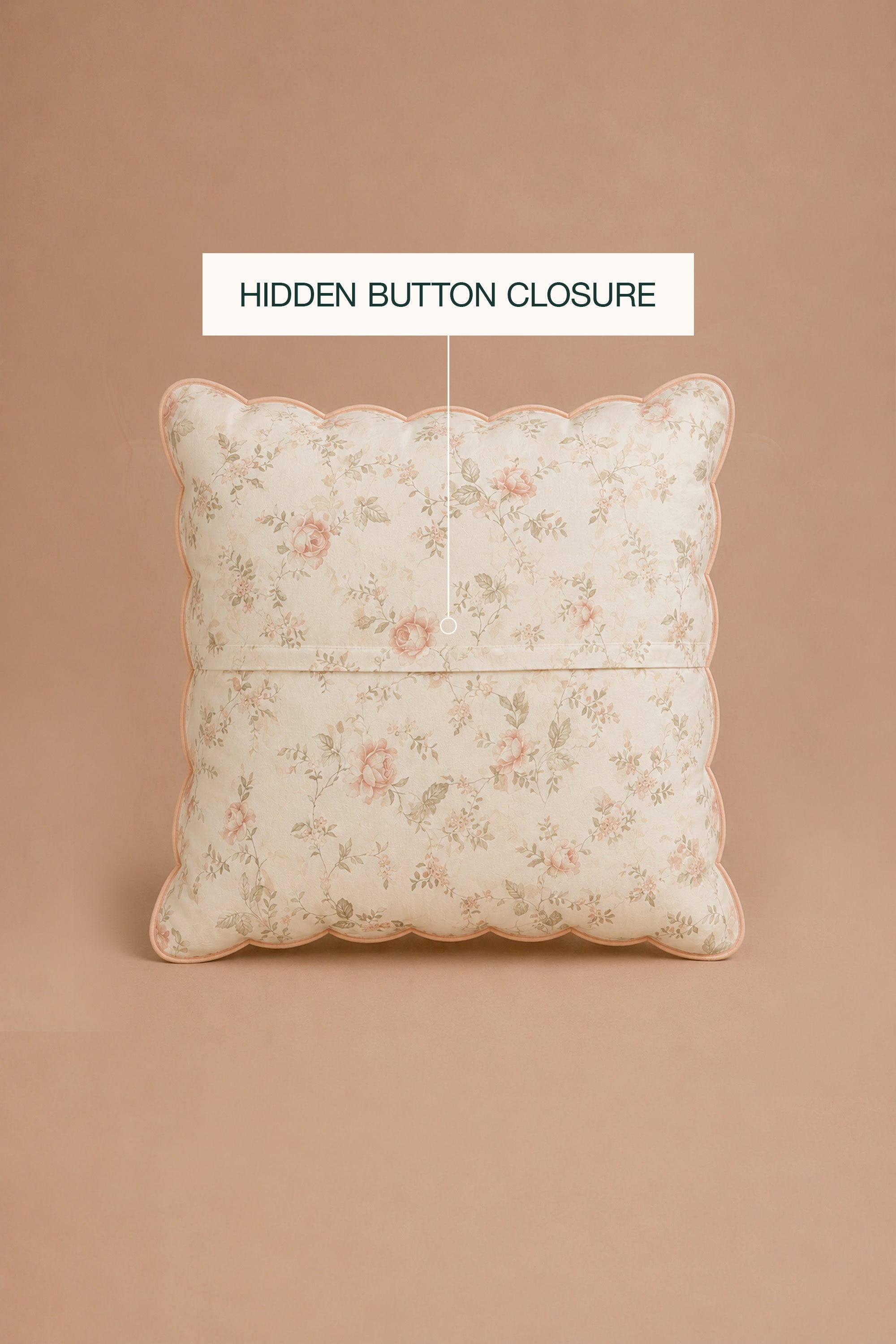 Rosy Affair Sateen Cushion Cover