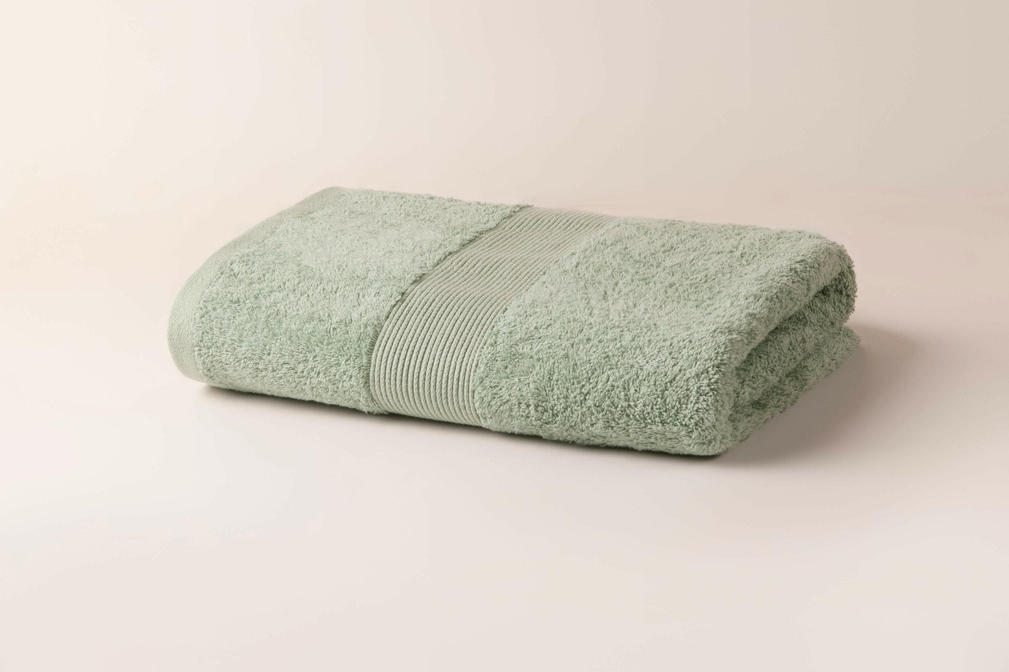 Sage Green Supple Bath Towel - THE LINEN COMPANY