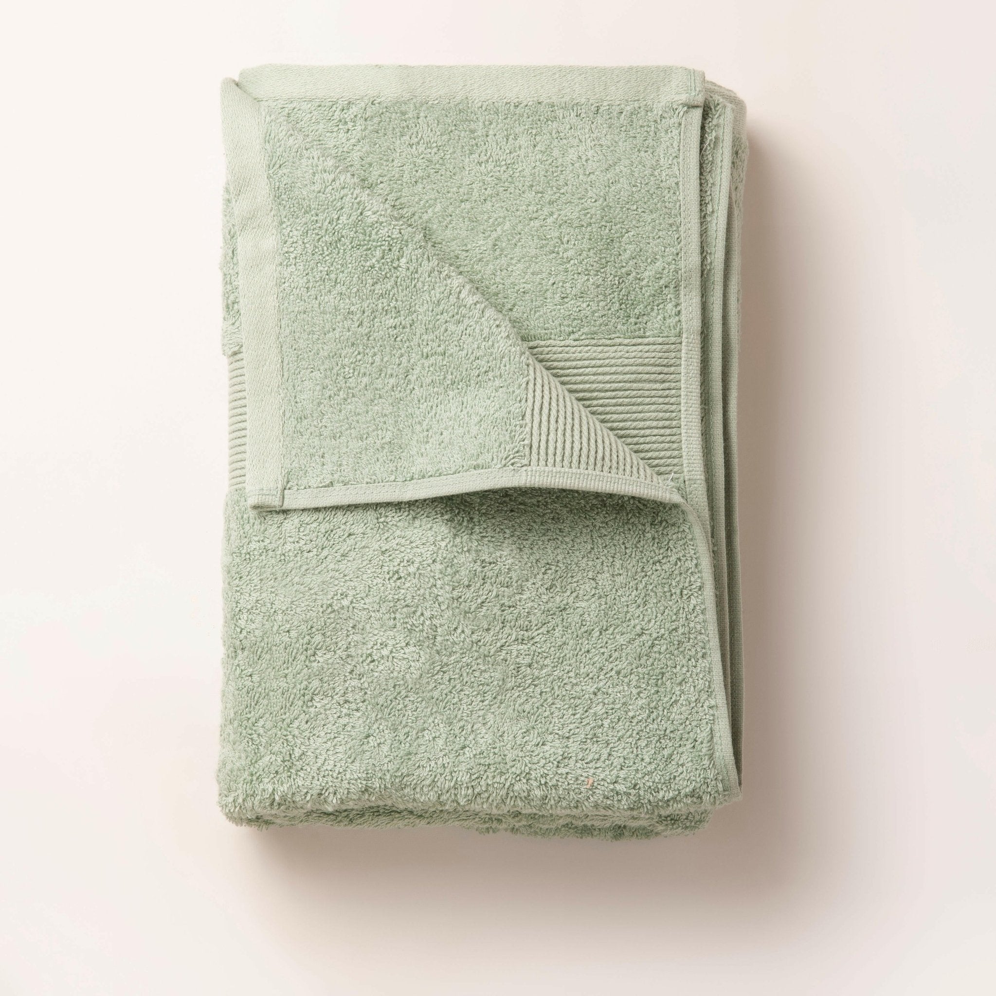 Sage Green Supple Bath Towel - THE LINEN COMPANY