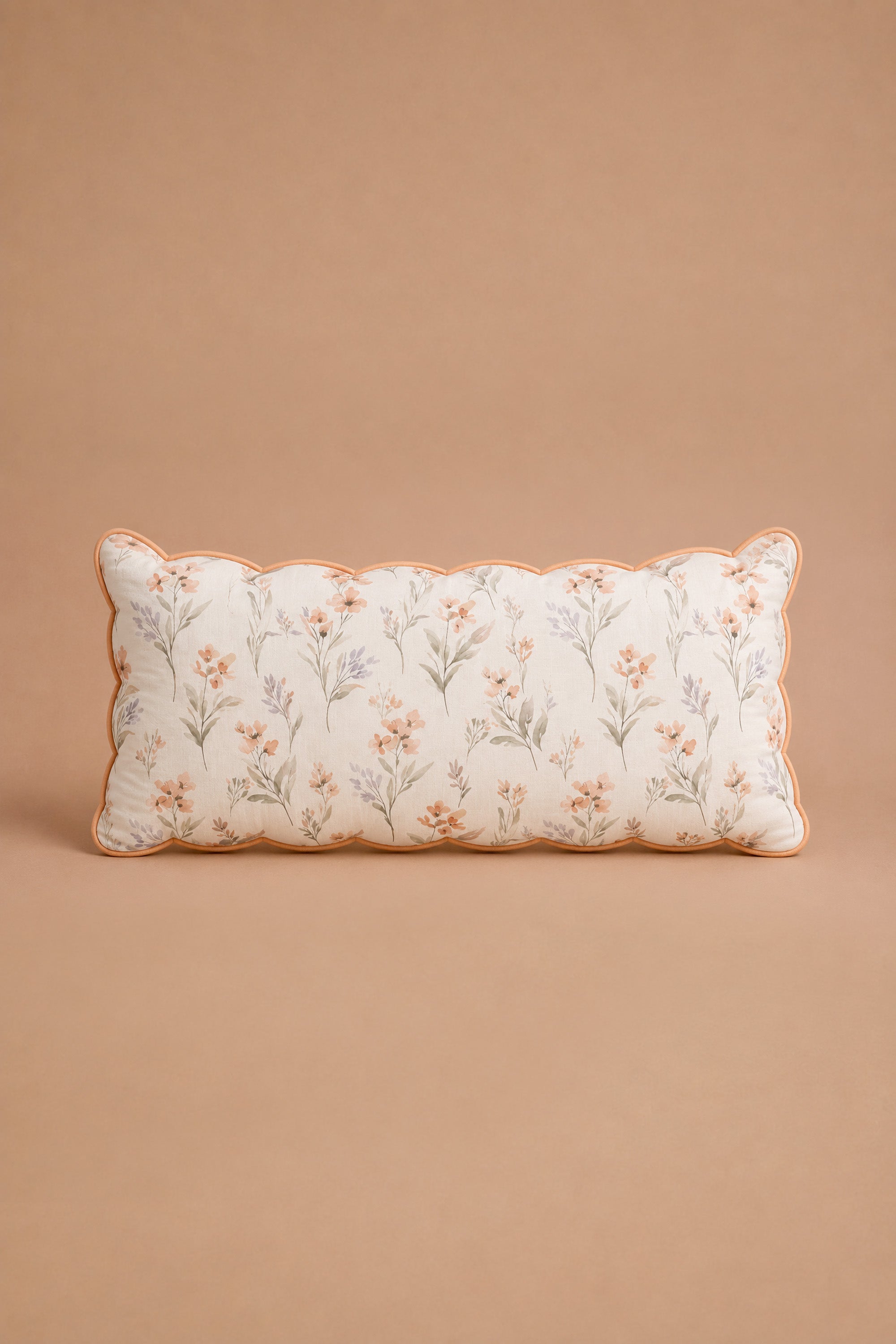 Serene Garden Sateen Cushion Cover