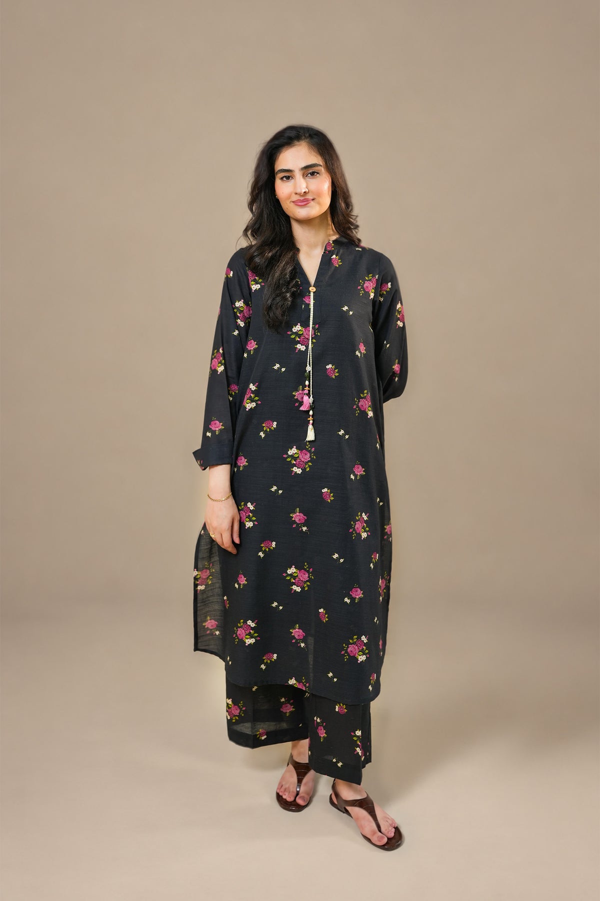 Shadow Wood Khaddar Set