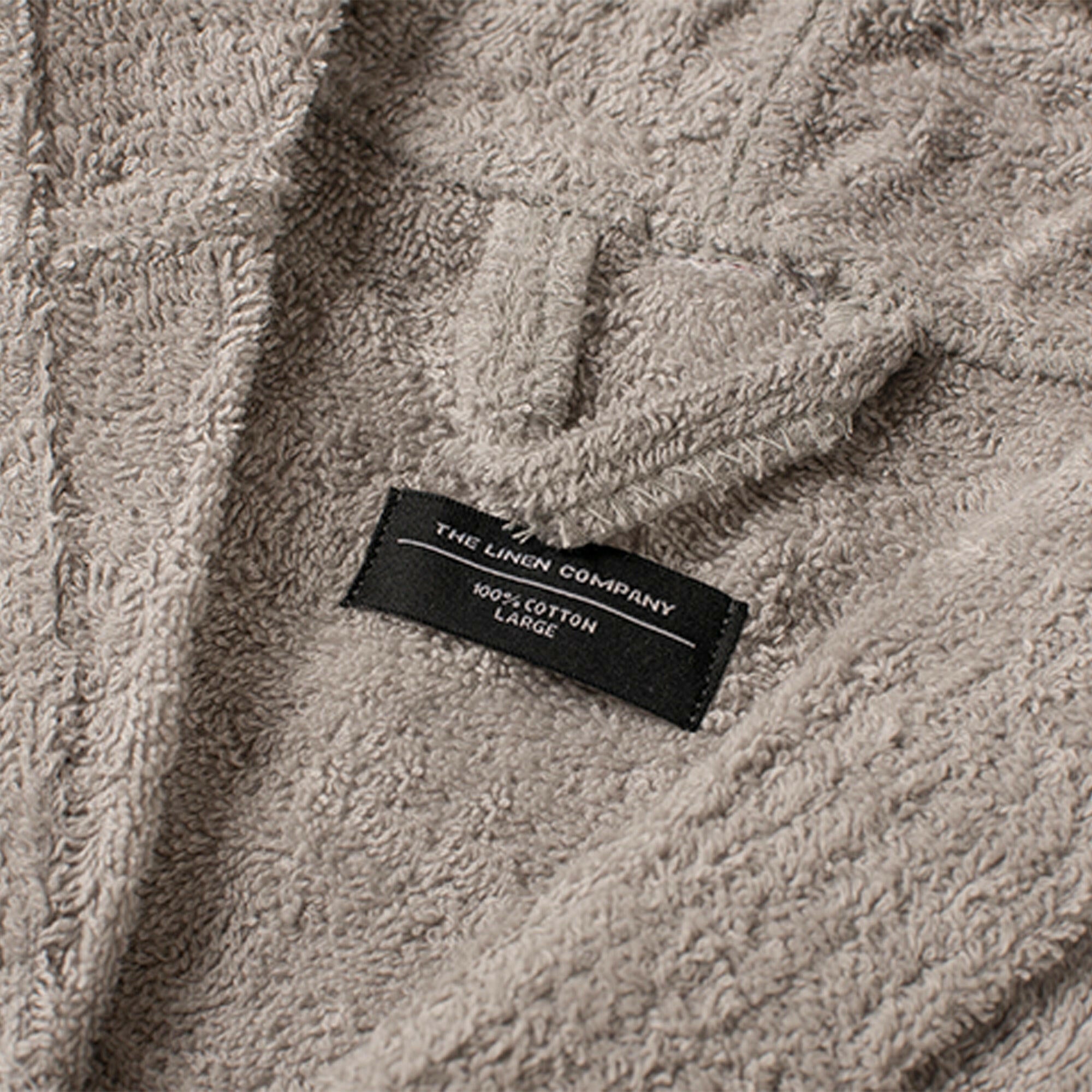 Silver Collared Bathrobe - THE LINEN COMPANY