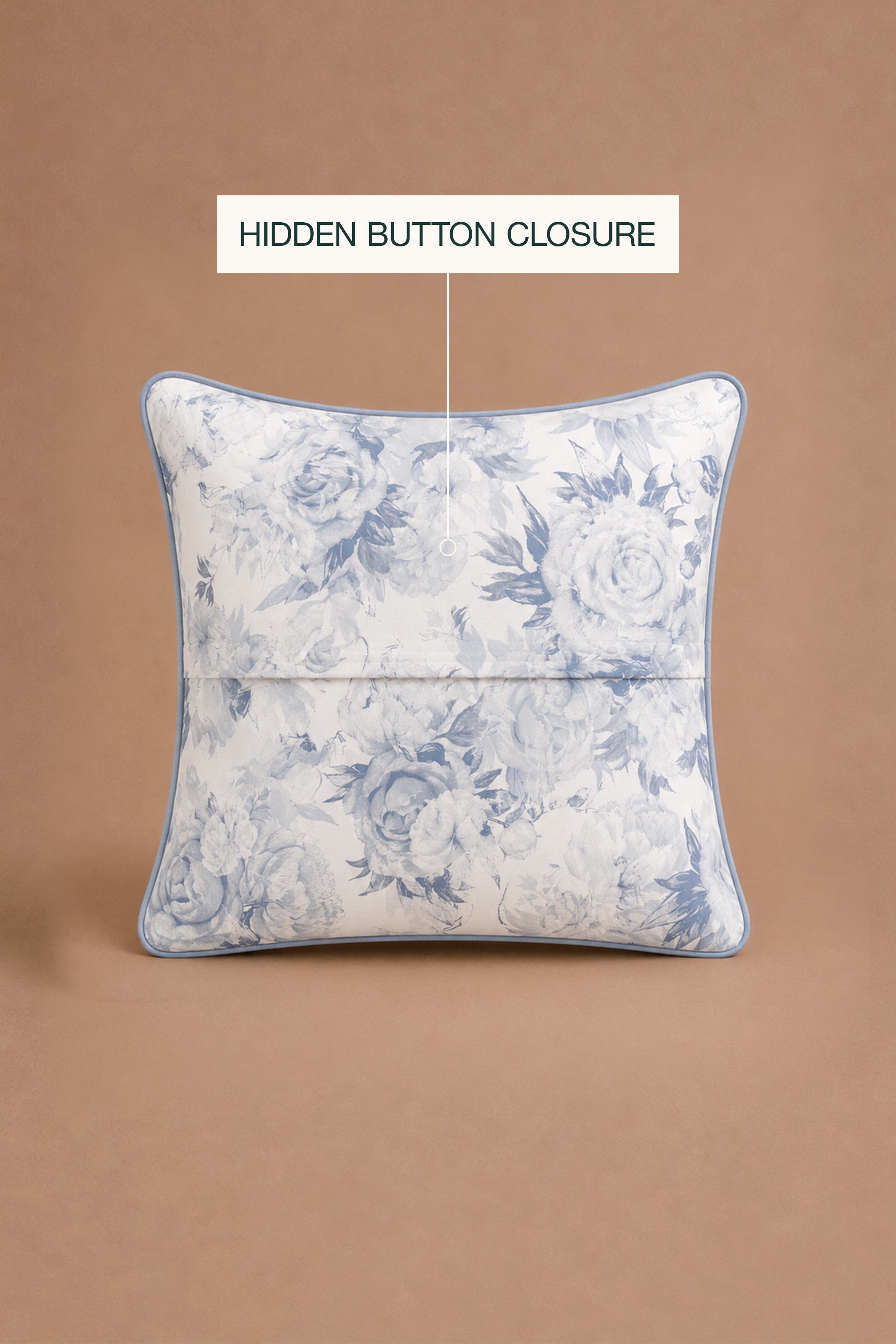 Sky Aura Percale Cushion Cover