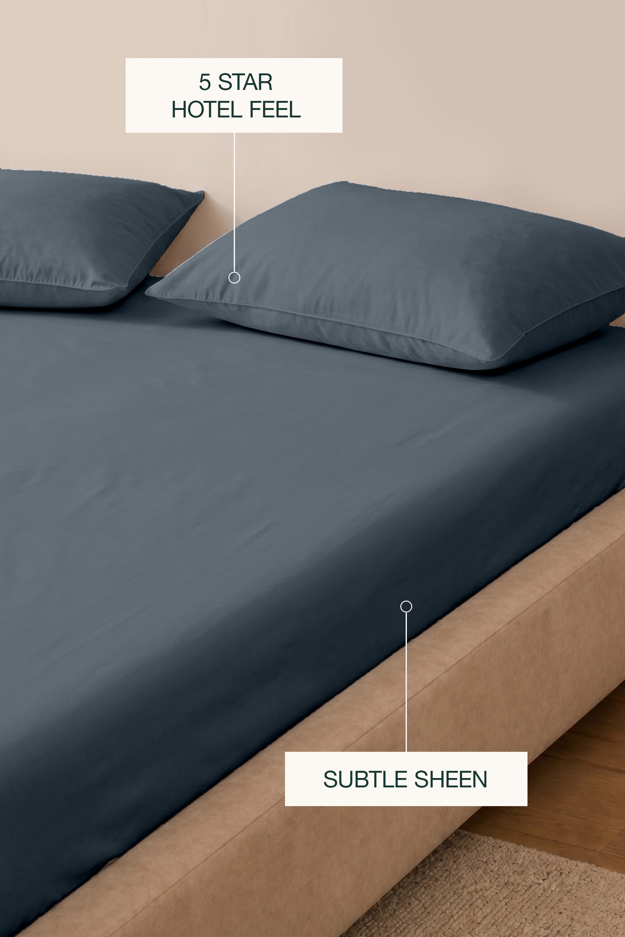 T200 Slate Blue Sheet Set