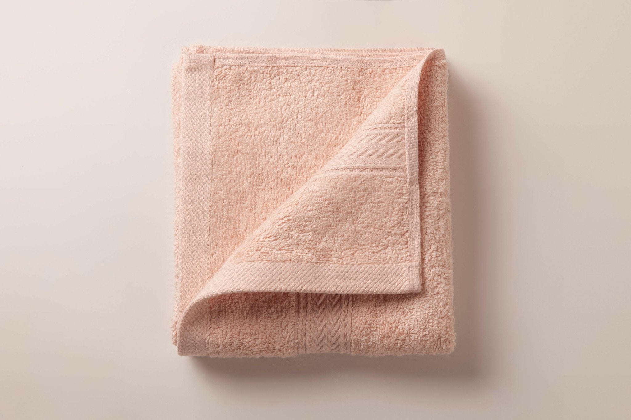 Soft Pink Zigzag Hand Towel - THE LINEN COMPANY