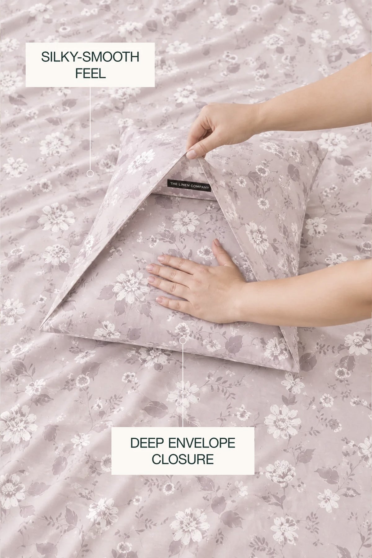 Soft Cobalt Sateen Duvet Set