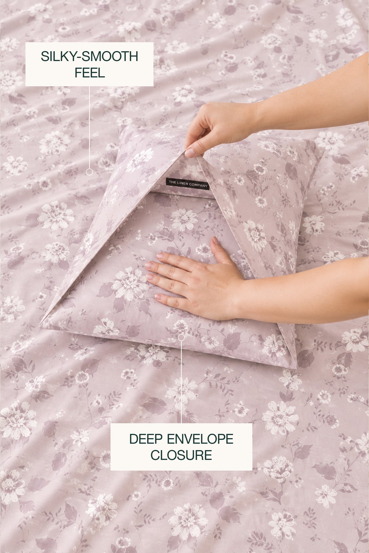 Soft Cobalt Sateen Duvet Set