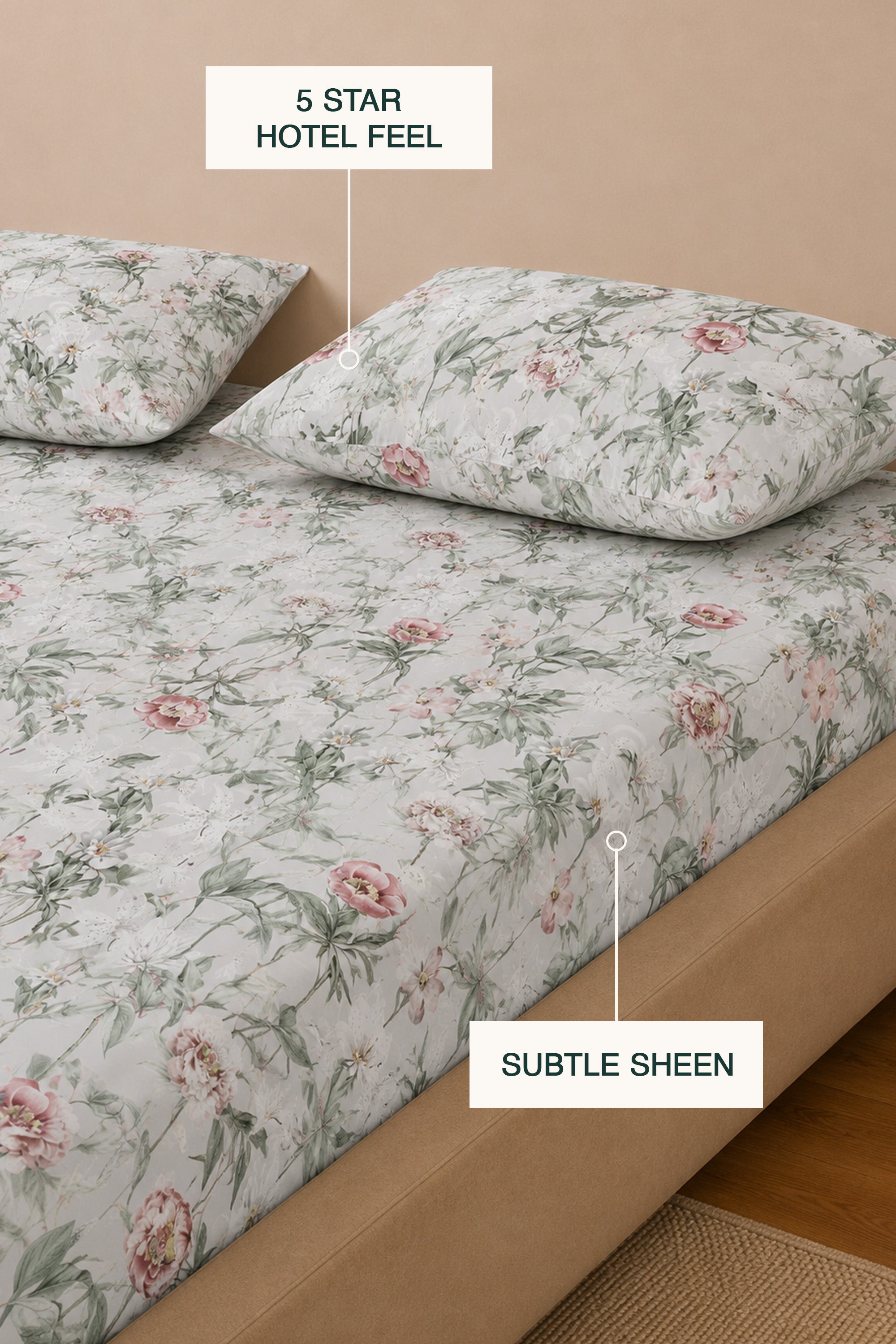 Summer Mirage Sateen Bed Sheet Set
