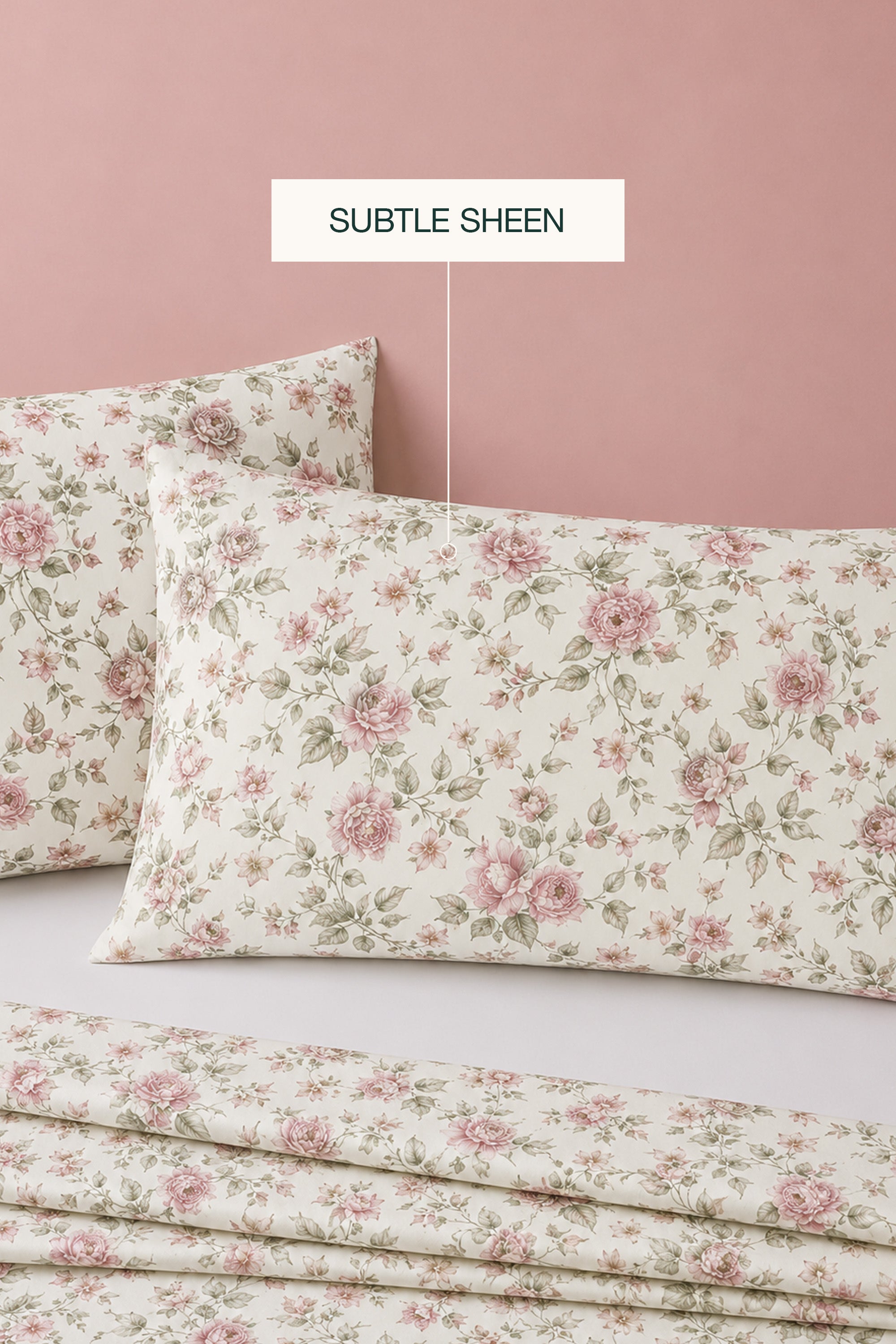 Sweet Echo Sateen Bed Sheet Set