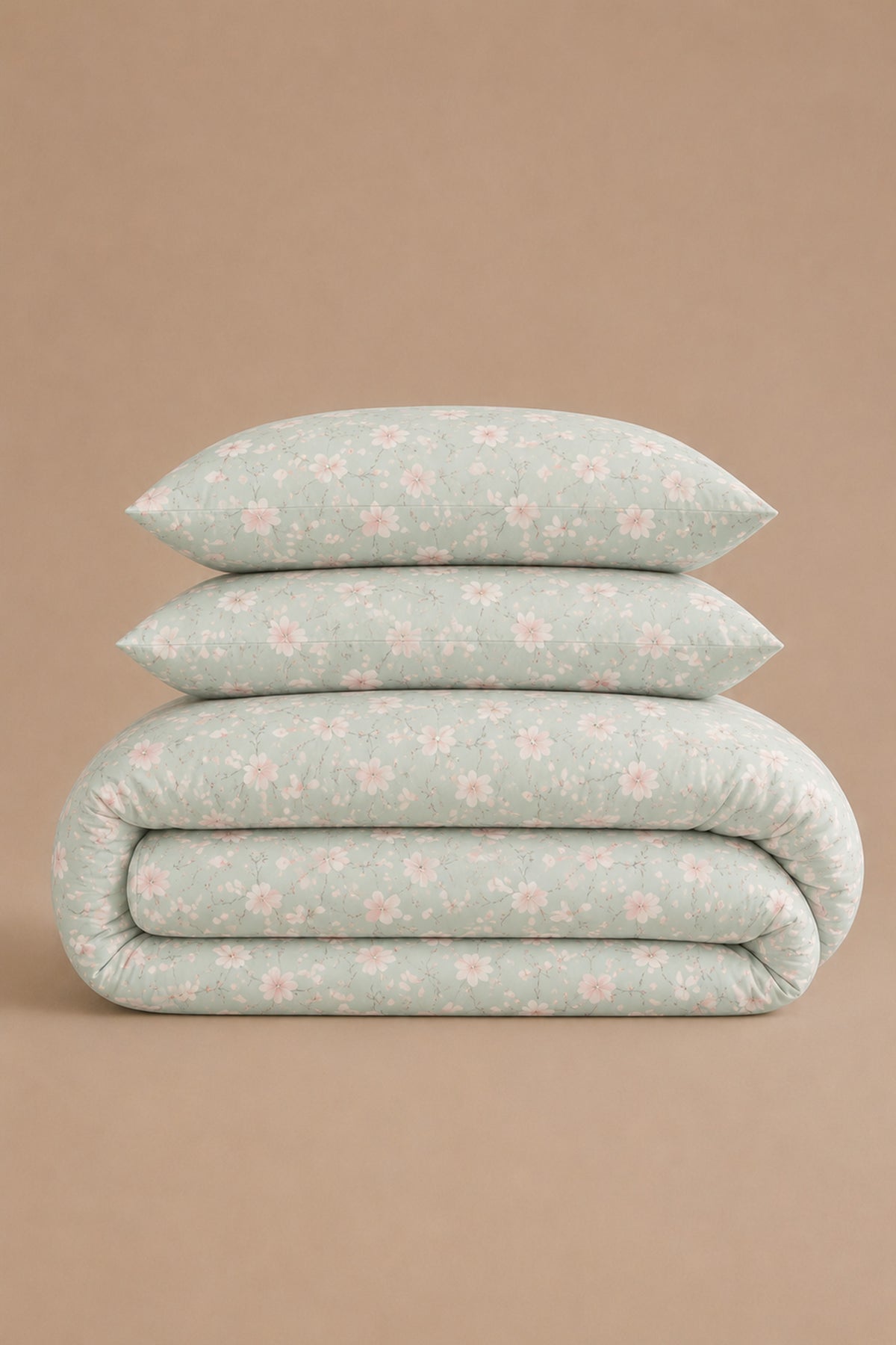Sweet Magnolia Sateen Duvet Set