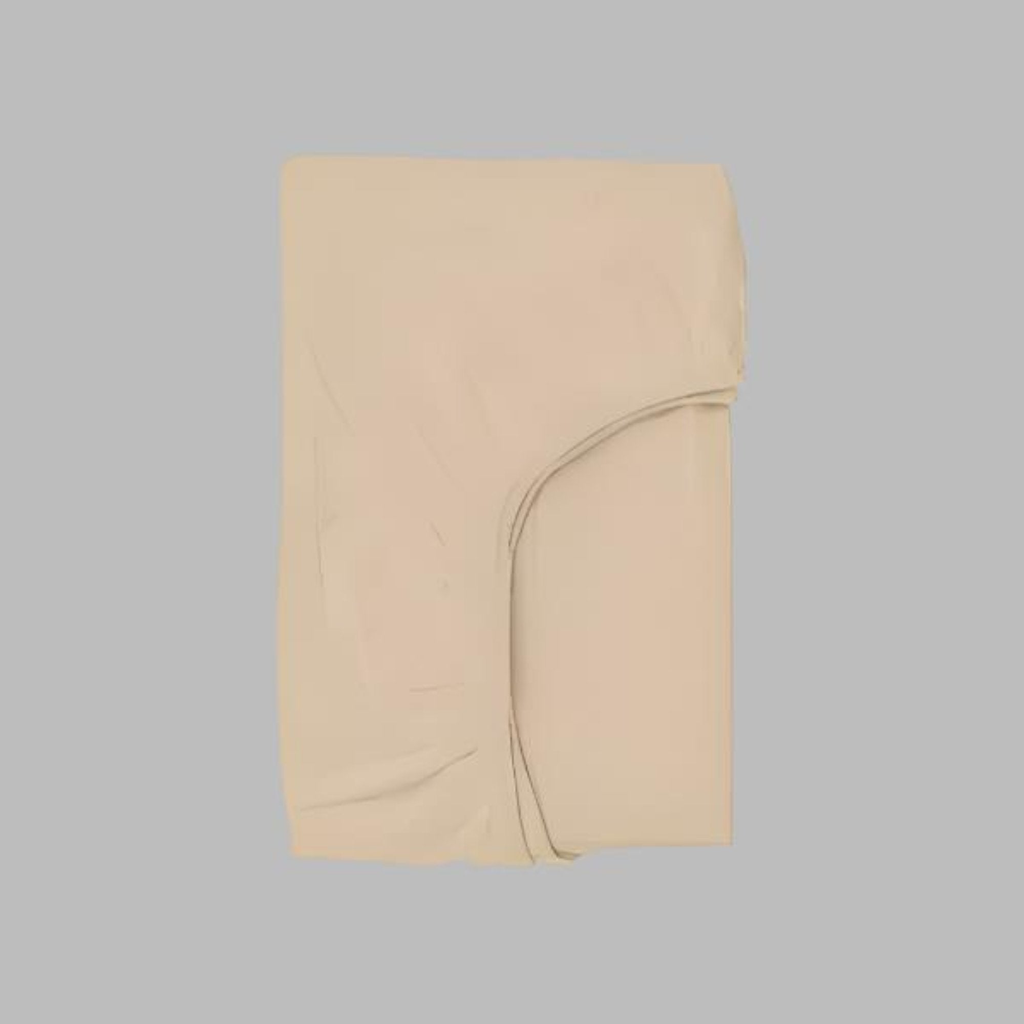 Taupe Solid Bed Sheet Set - THE LINEN COMPANY