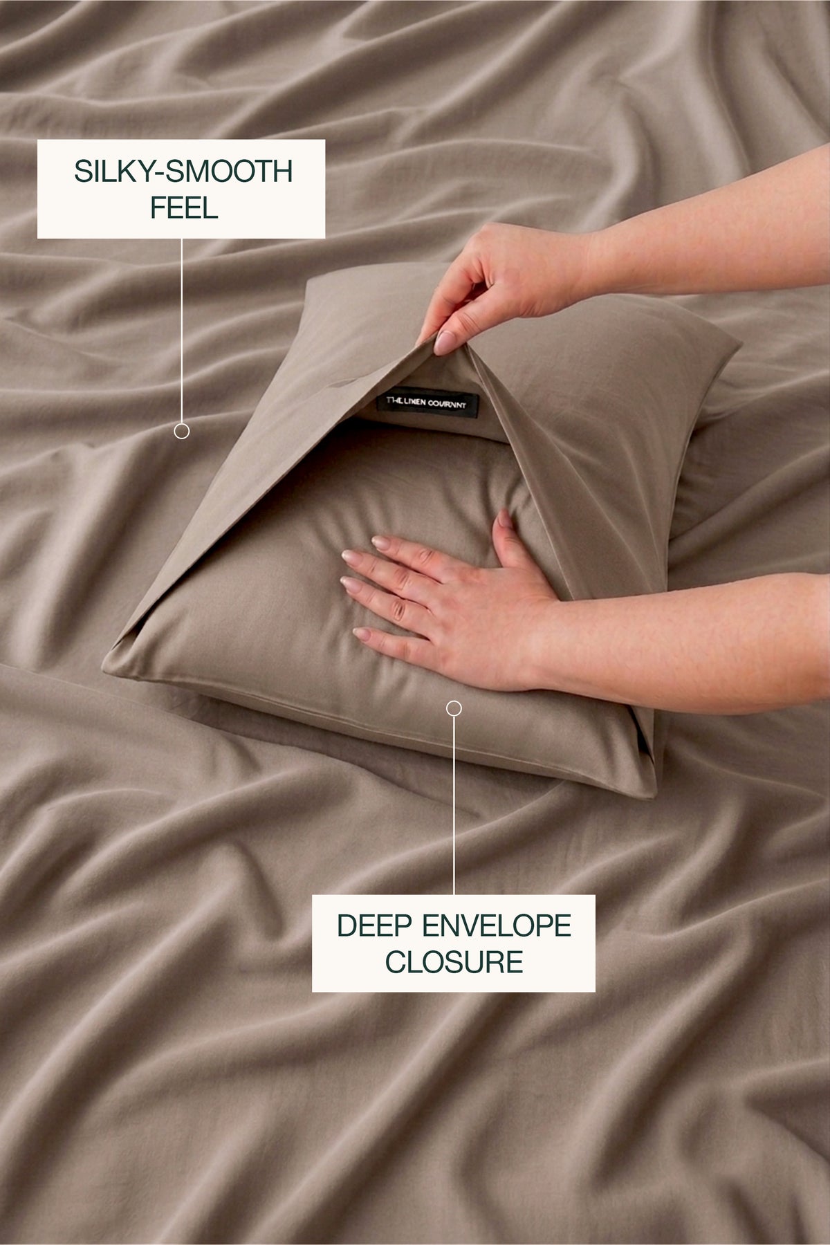 T200 Taupe Duvet Set