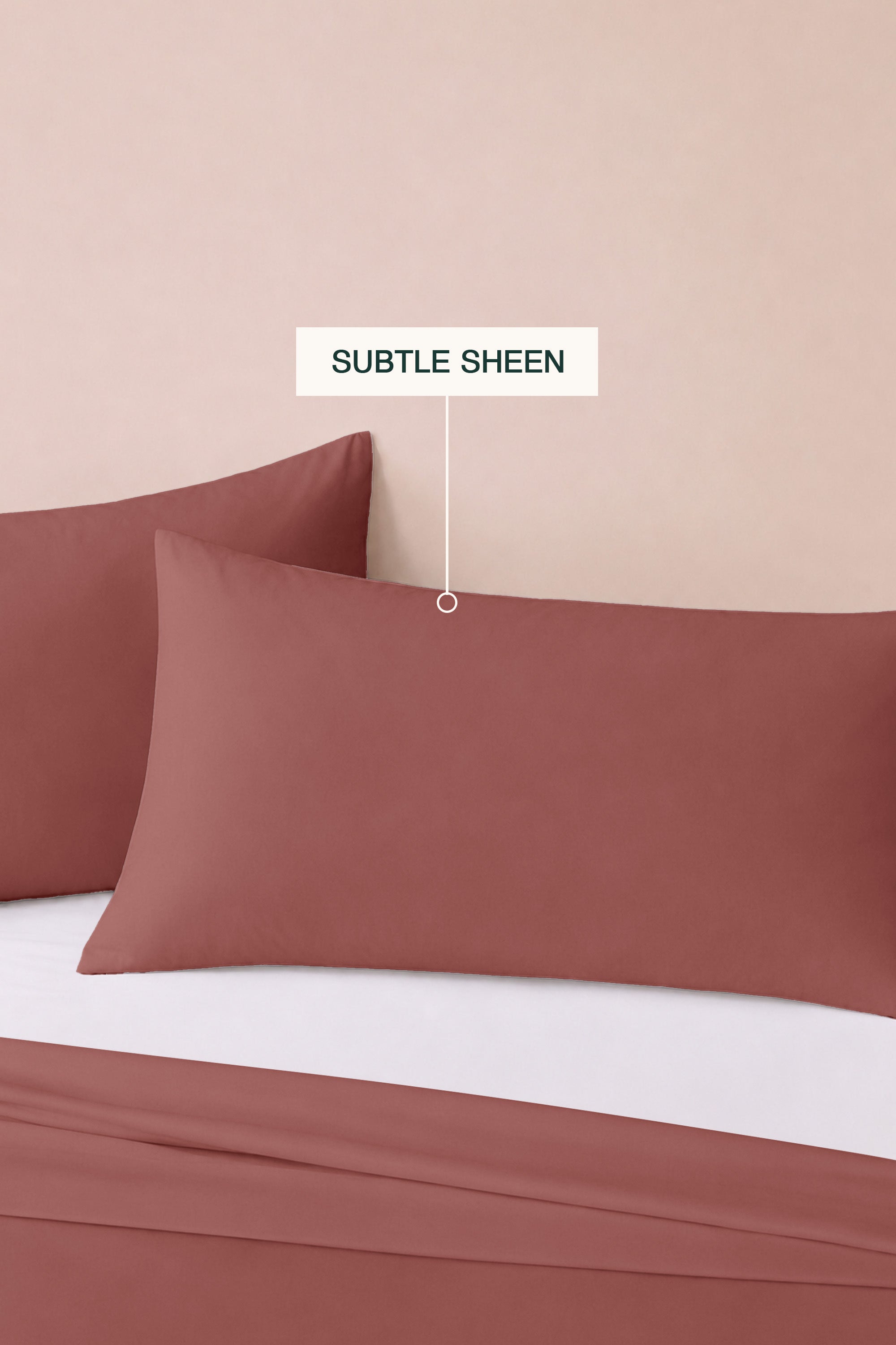 Terracotta Bed Sheet Set - Luxe T400 Egyptian Cotton