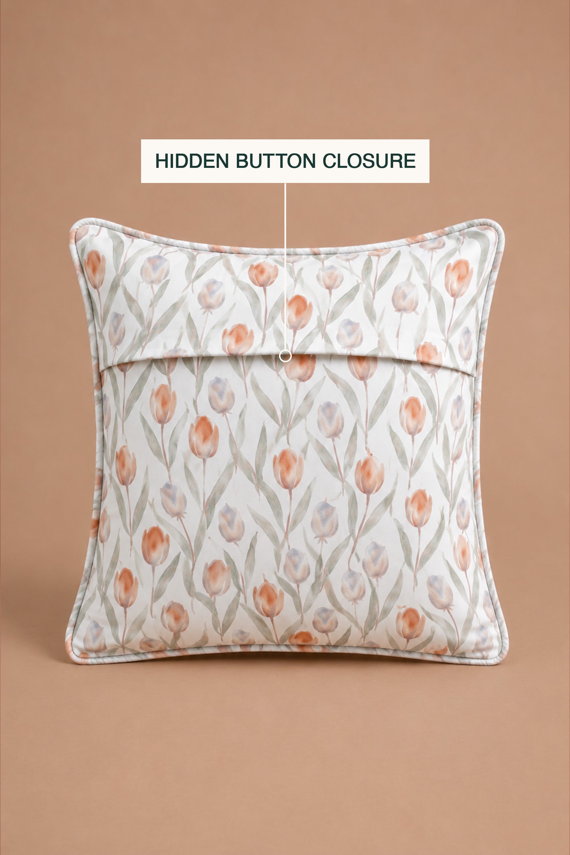 Tulip Tepal Sateen Cushion Cover