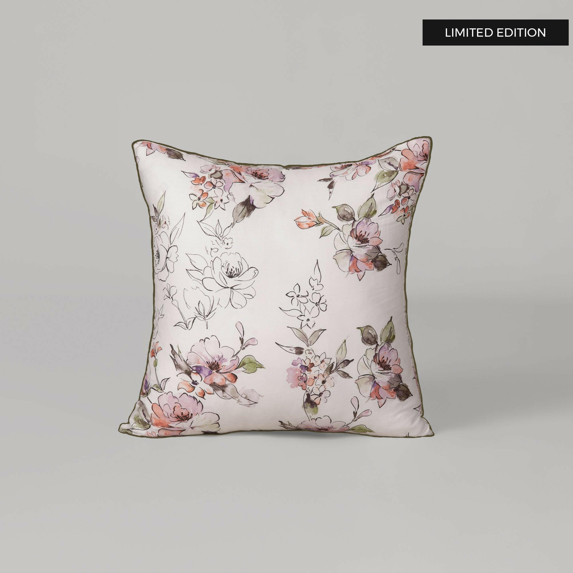 Victorian Rose Cushion Cover - THE LINEN COMPANY